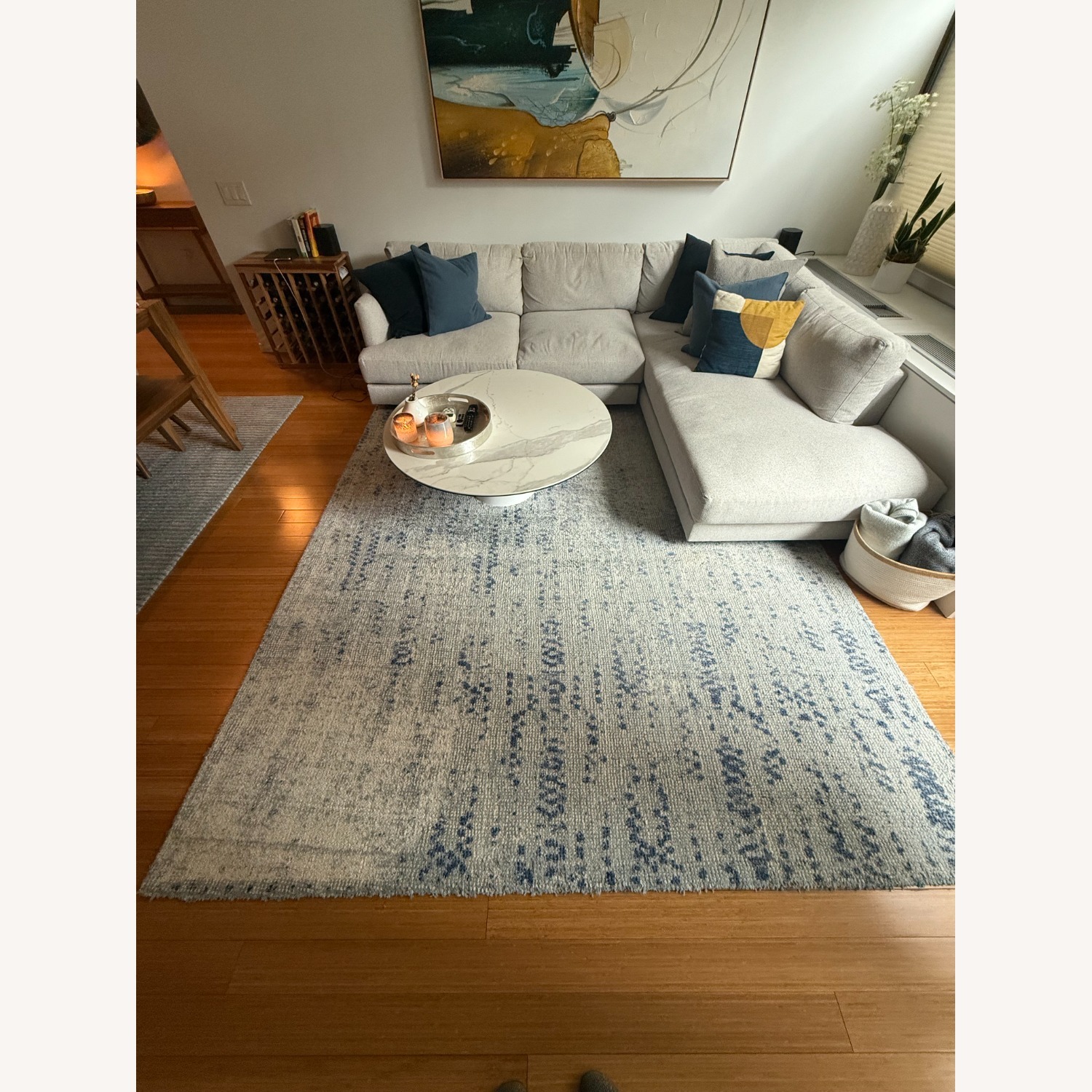 West Elm Distressed Foliage Rug (8x10) - image-2