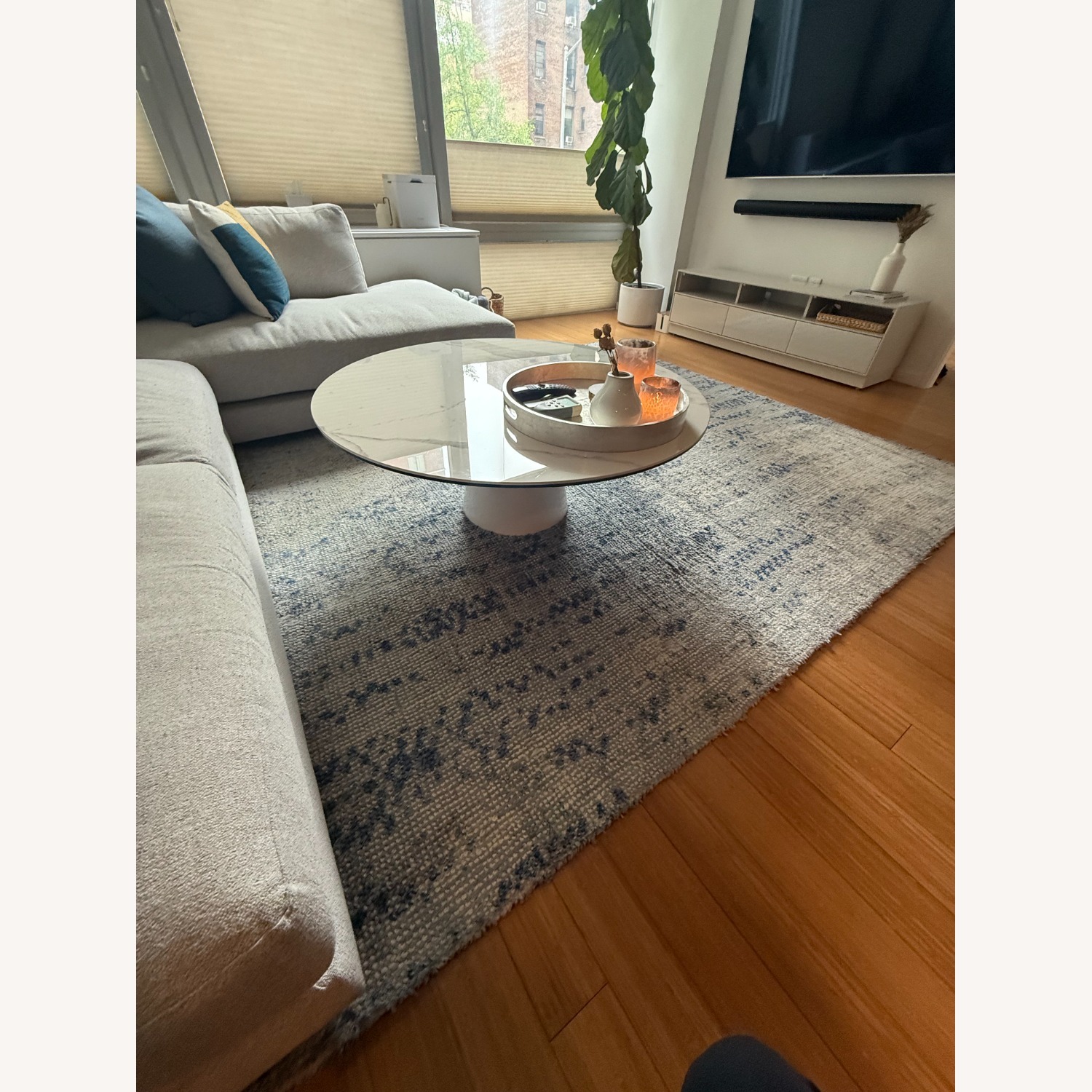 West Elm Distressed Foliage Rug (8x10) - image-4