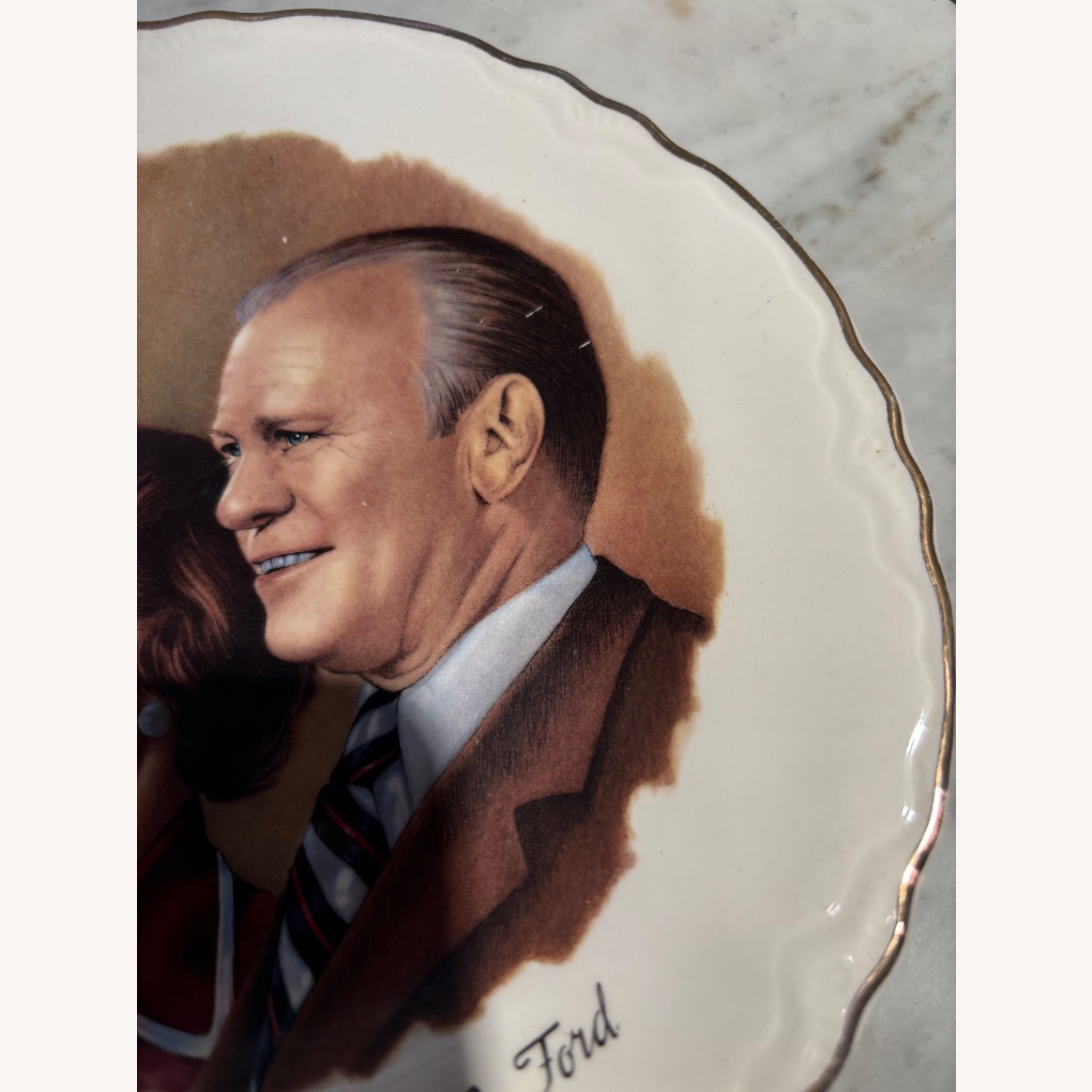 Vintage President and Mrs.Gerald R Ford Plate - image-5