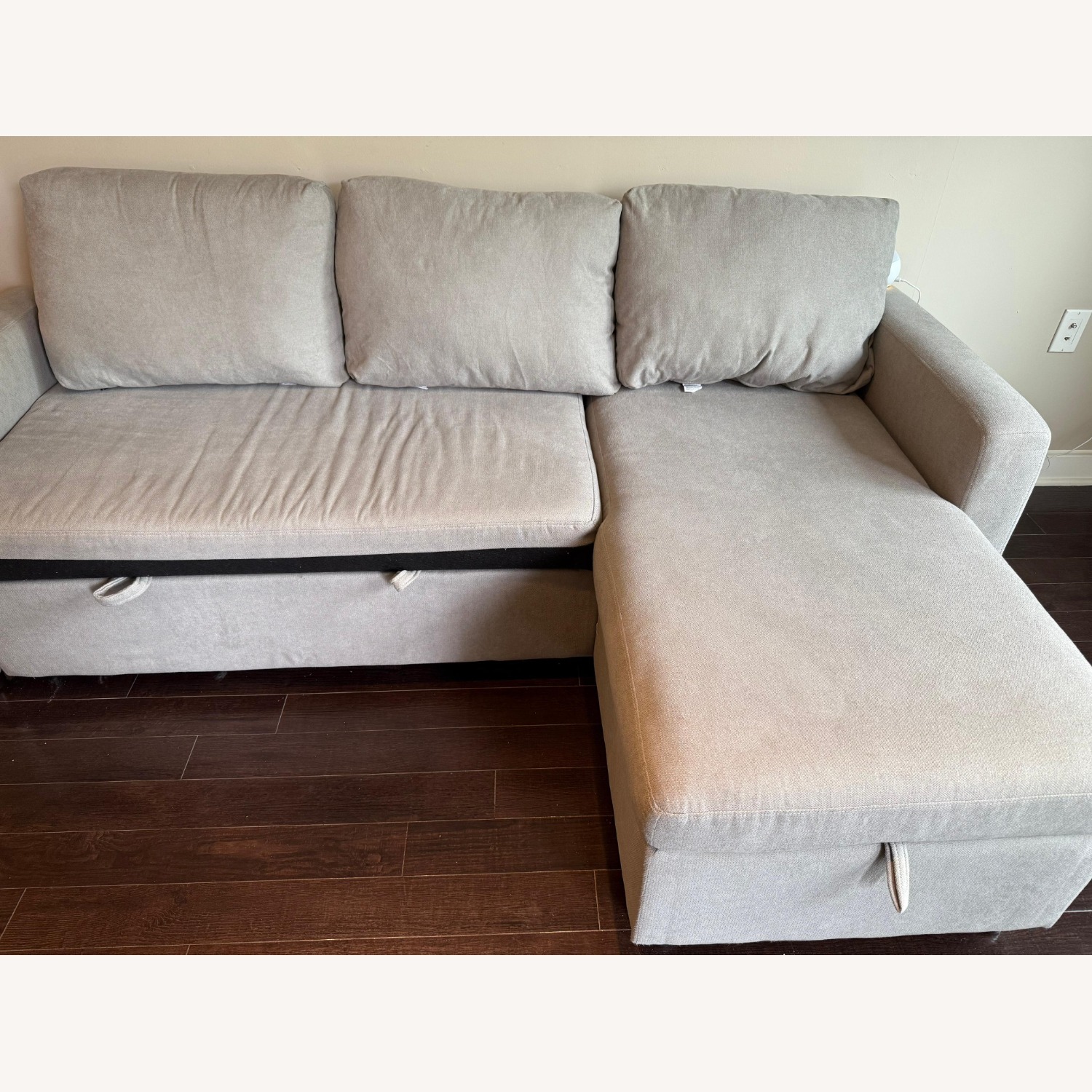 Convertible Sofa Bed with Storage - image-2