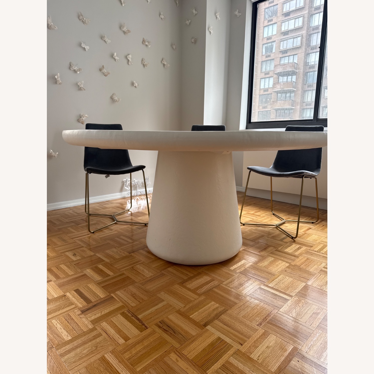 Round White Dining Table  - image-3