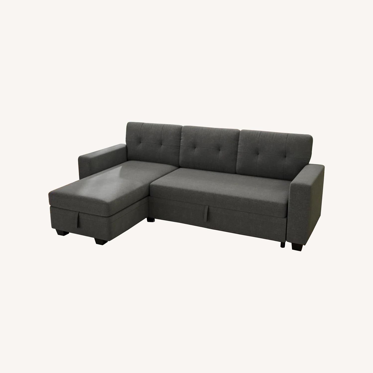 Wade Logan Caskie 79.2'' Upholstered Sleeper Sofa - image-0