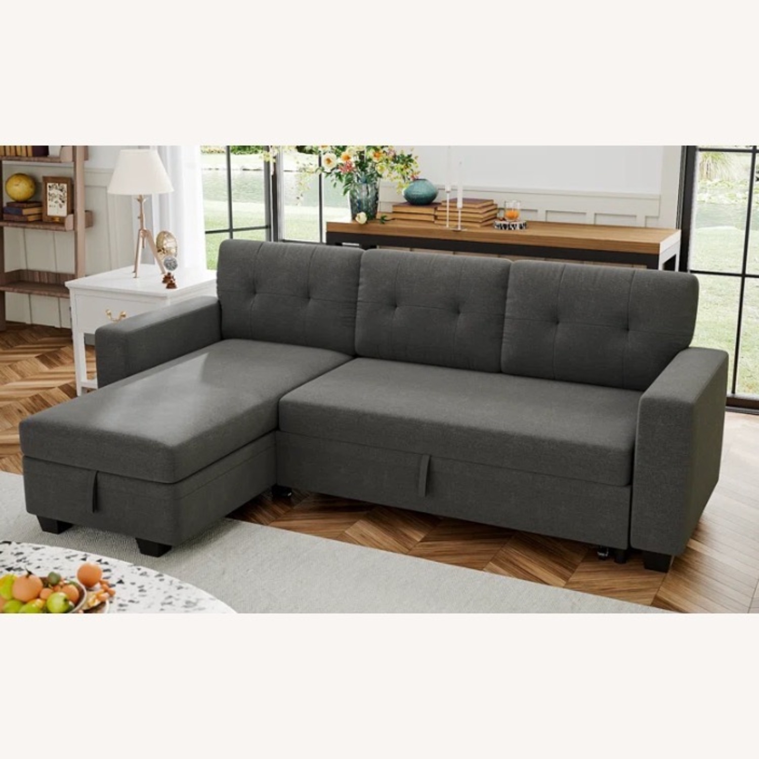 Wade Logan Caskie 79.2'' Upholstered Sleeper Sofa - image-1
