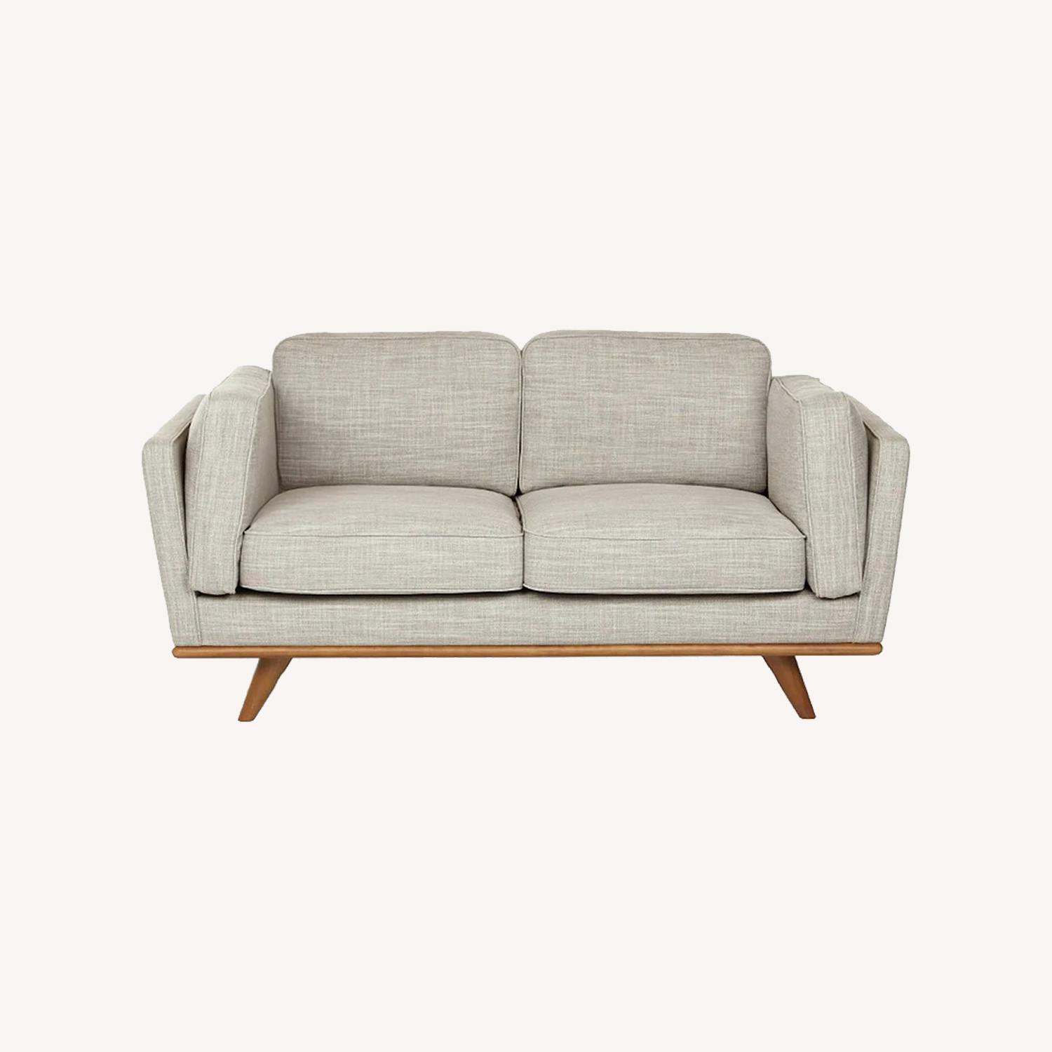 Article Timber 66.5" Light Gray Couch - image-0