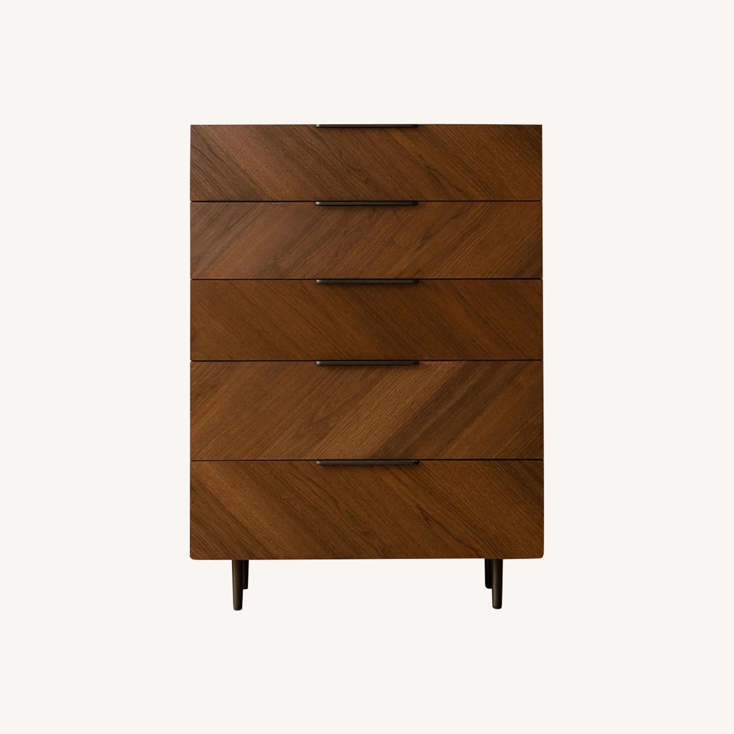 Article Nera Walnut 5 Drawer Dresser - image-0