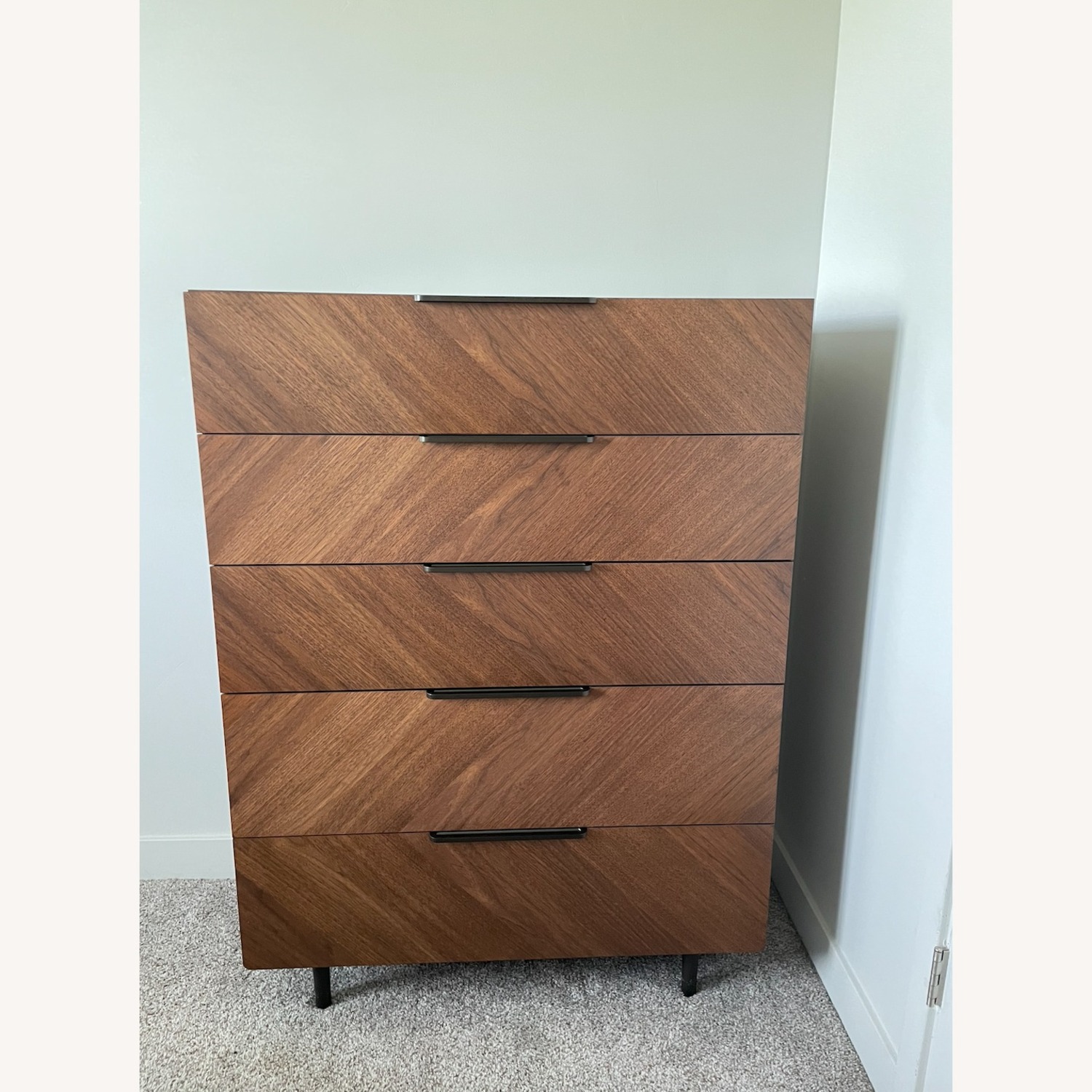 Article Nera Walnut 5 Drawer Dresser - image-1