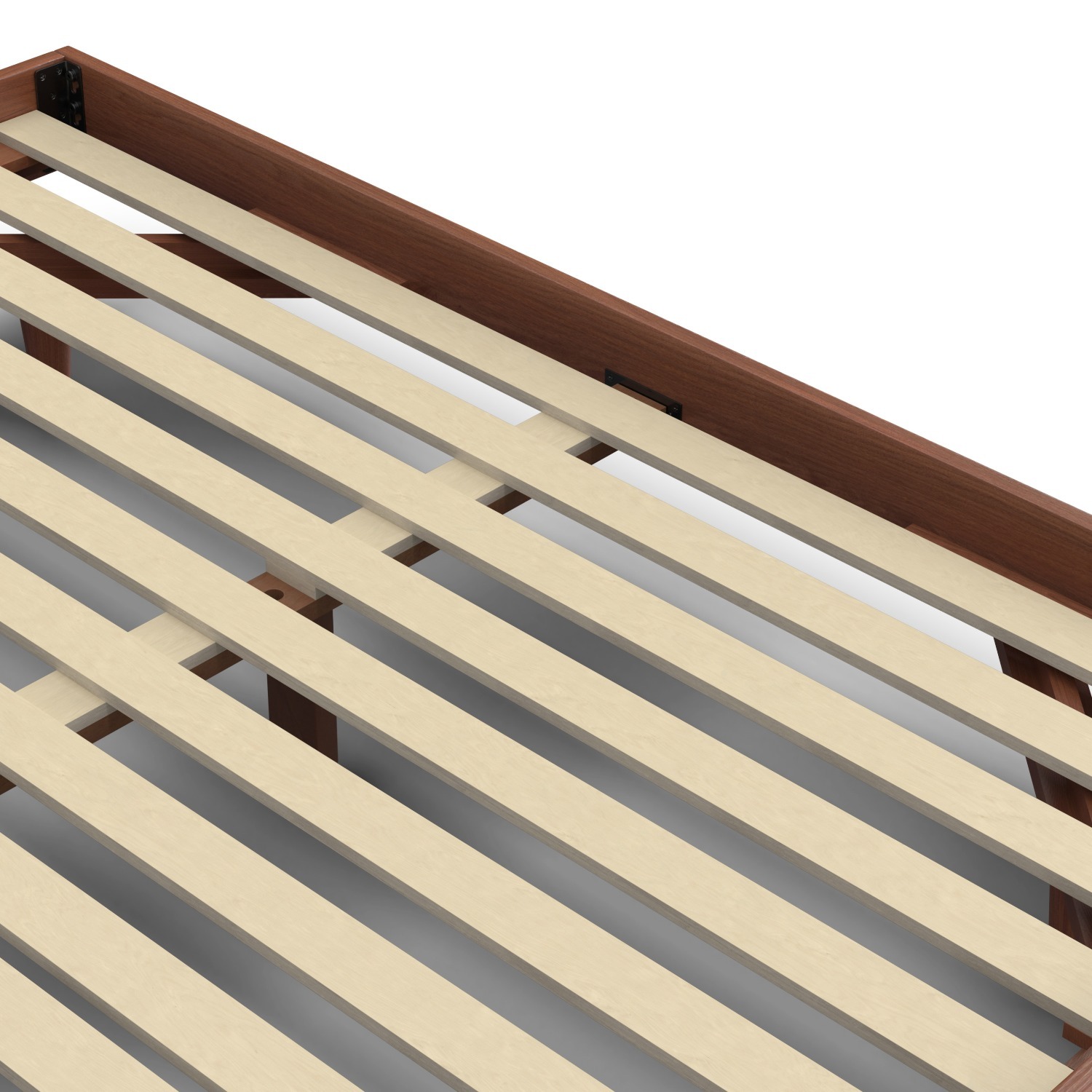 Article Basi Queen Bed Frame Walnut - image-1