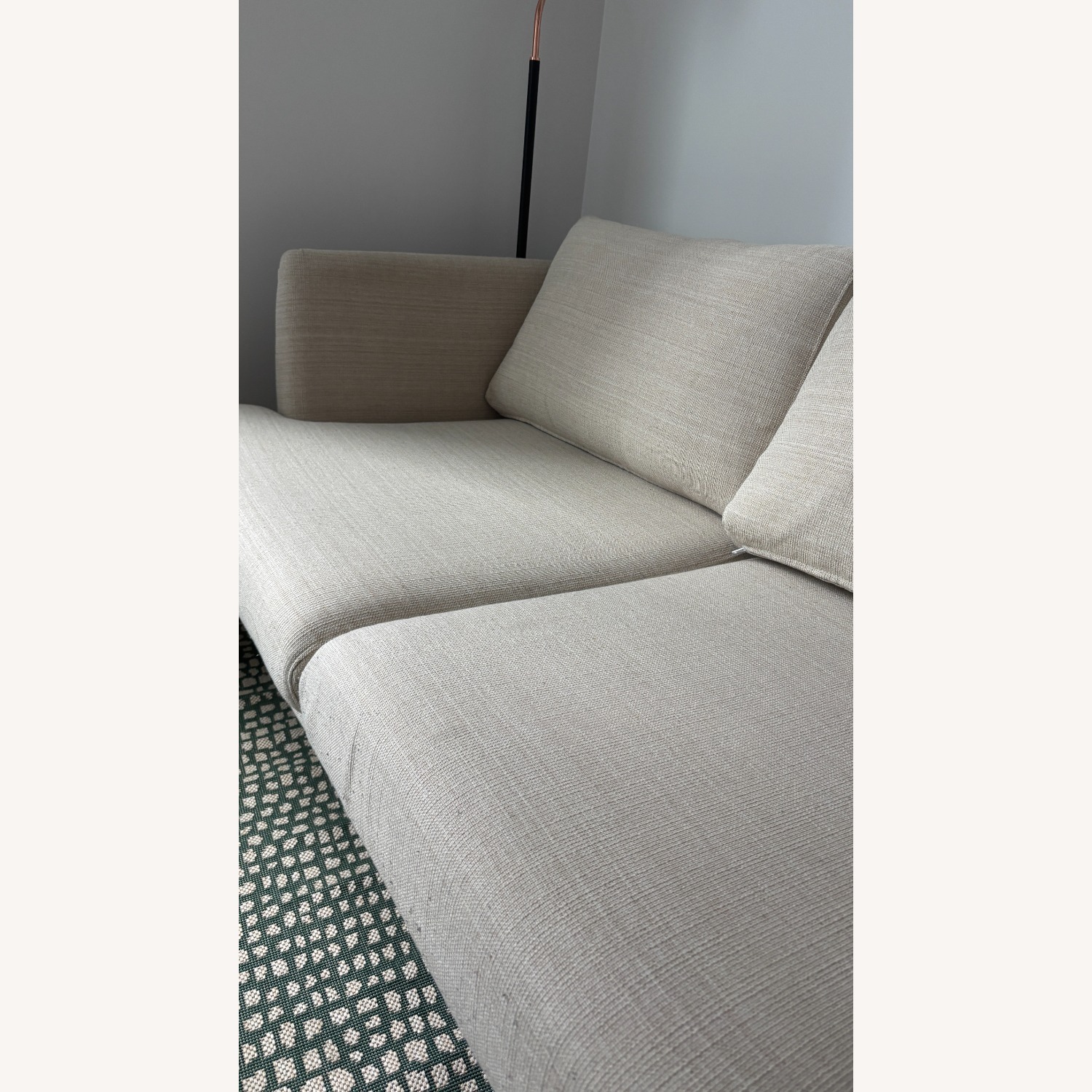 AllModern Miller Mid Century Modern Sofa Washable Cushion Covers - image-4