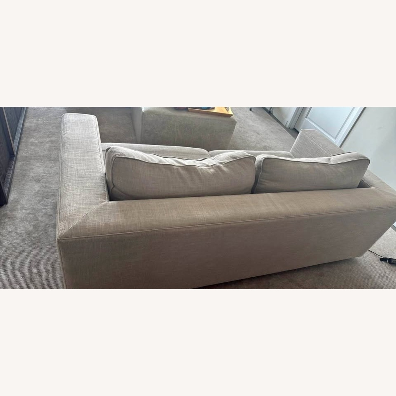 Restoration Hardware Maddox Beige Sofa - image-4