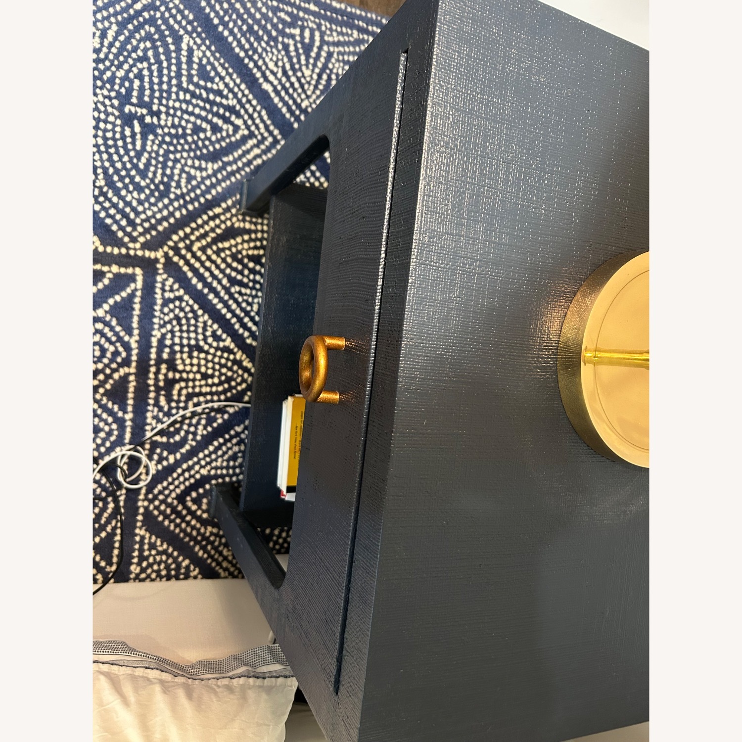 One King's Lane Kos 1-Drawer Raffia Nightstand - image-2