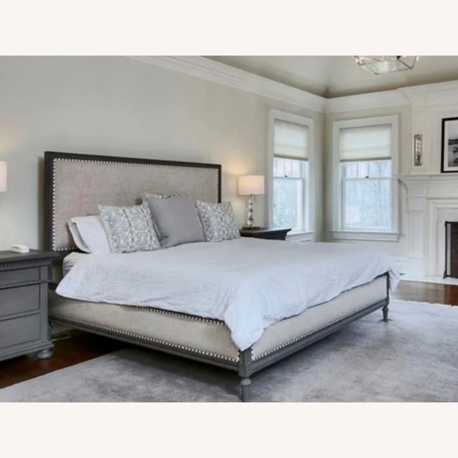 Restoration Hardware Maison Fabric Panel Bed - image-2
