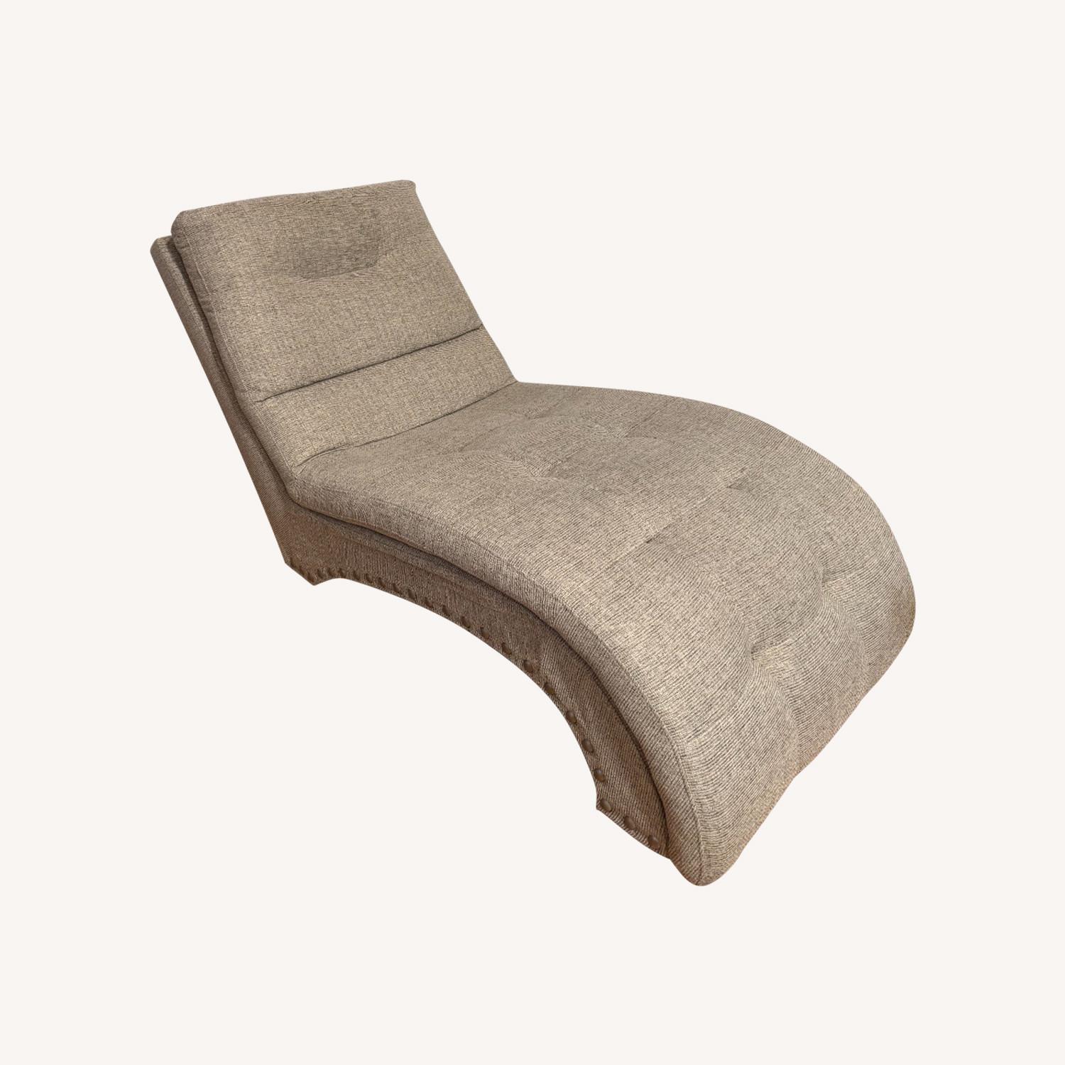 Cottage Chic Beige Chaise - image-0