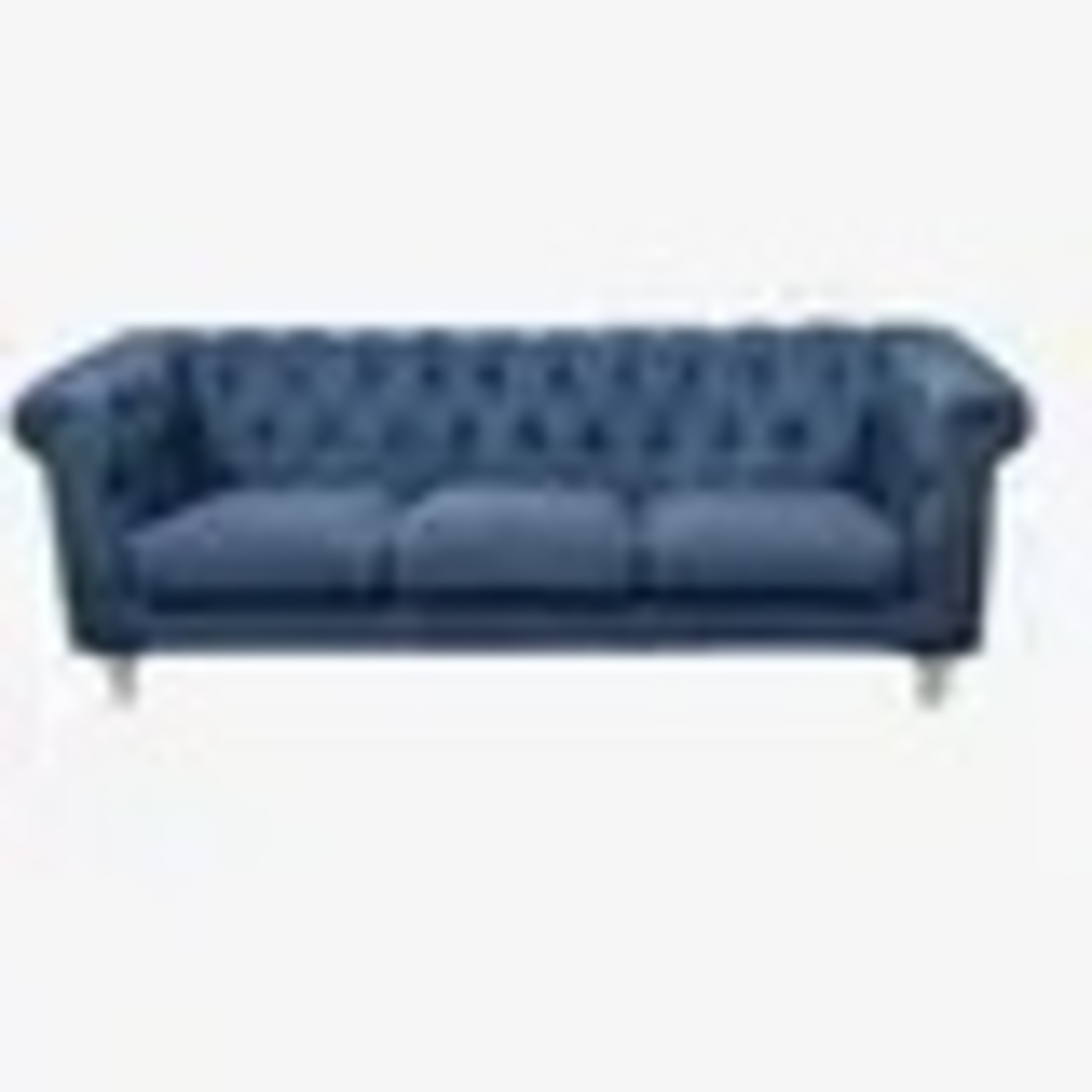 World Market Denim Blue Quentin Chesterfield Sofa - image-4