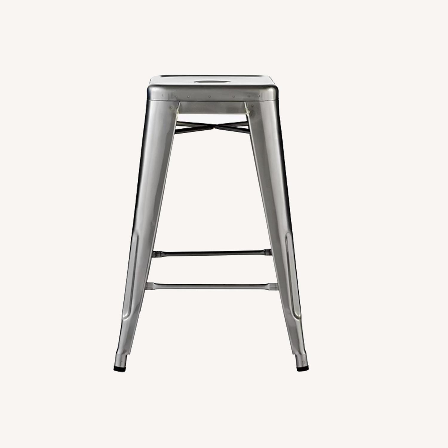 2 Tolix Marais Bar Stools - image-0