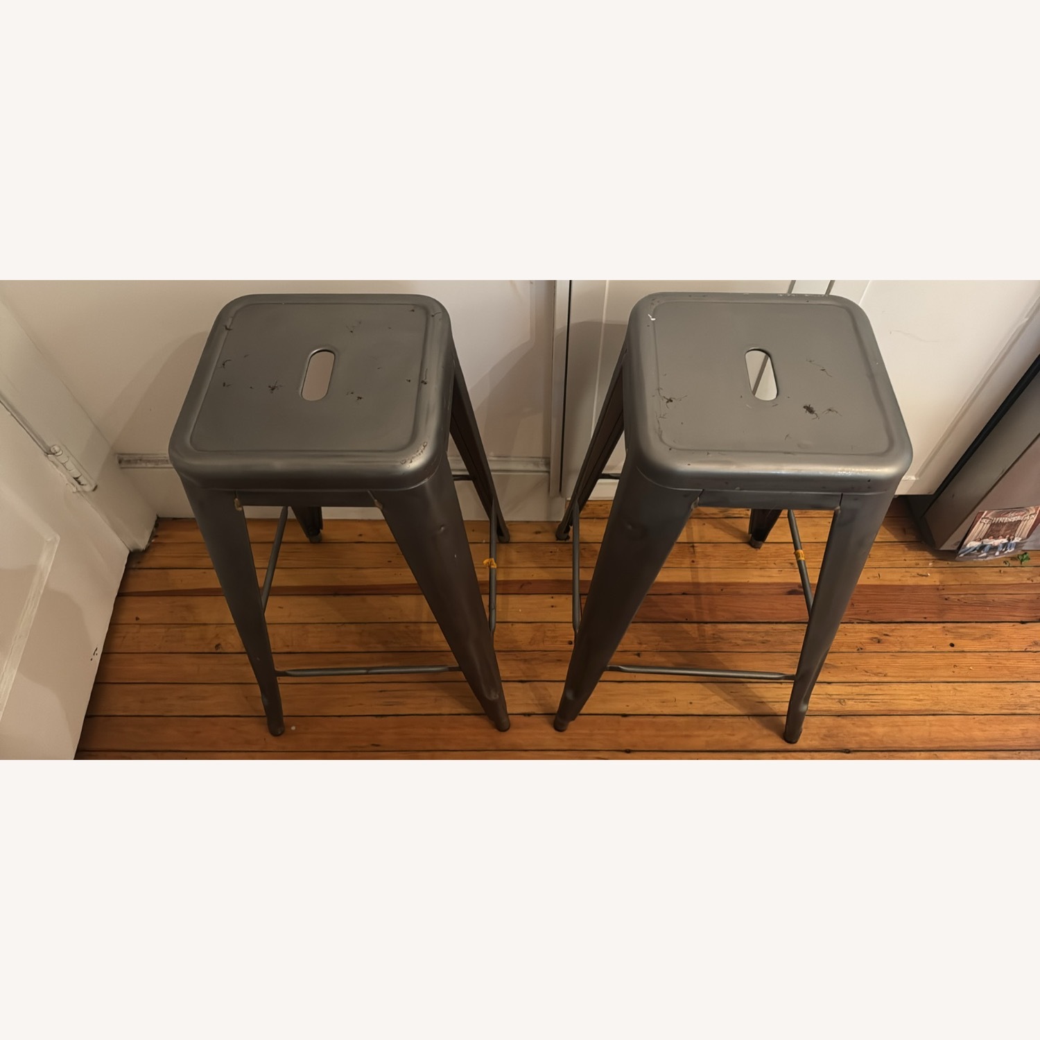 2 Tolix Marais Bar Stools - image-3