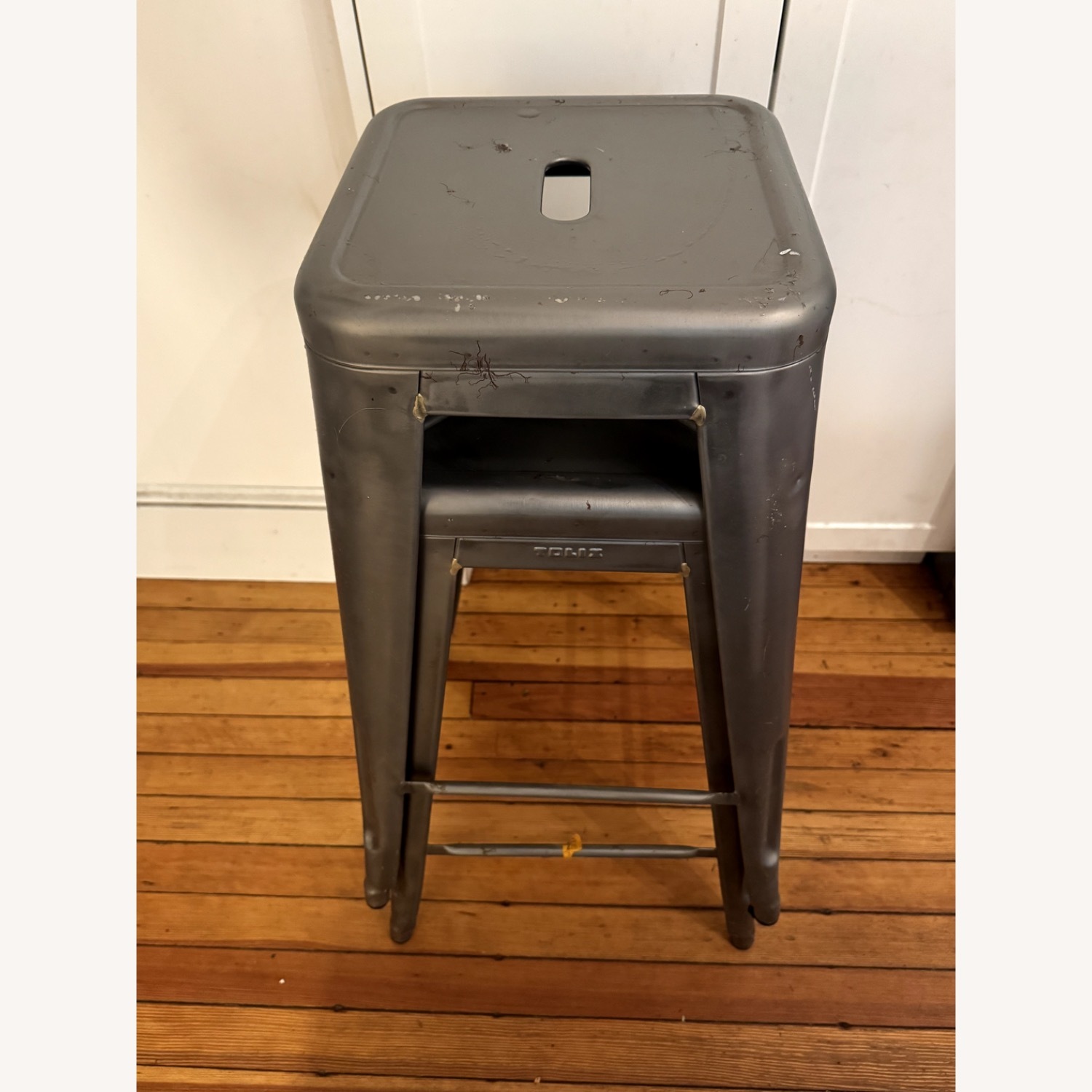 2 Tolix Marais Bar Stools - image-1