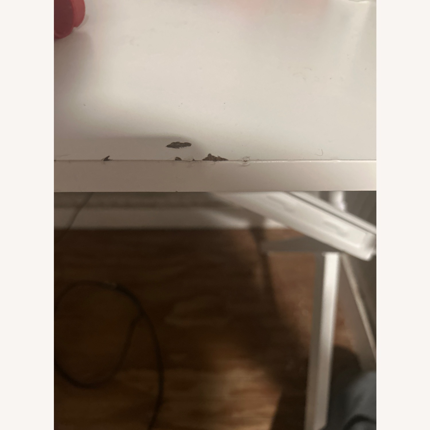 White Desk with Built in LED Lights - image-3