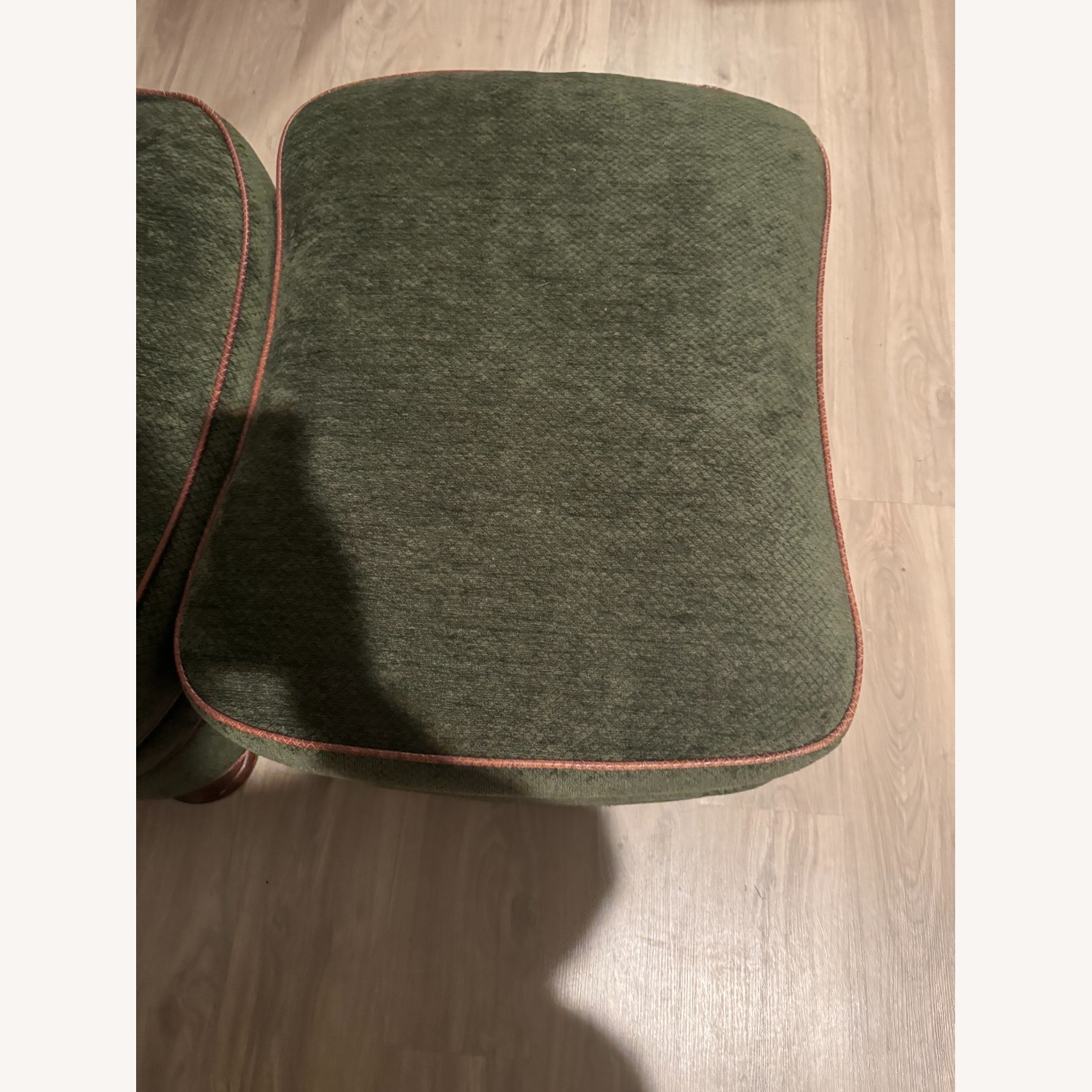 Hickory White Green Arm Chair - image-4