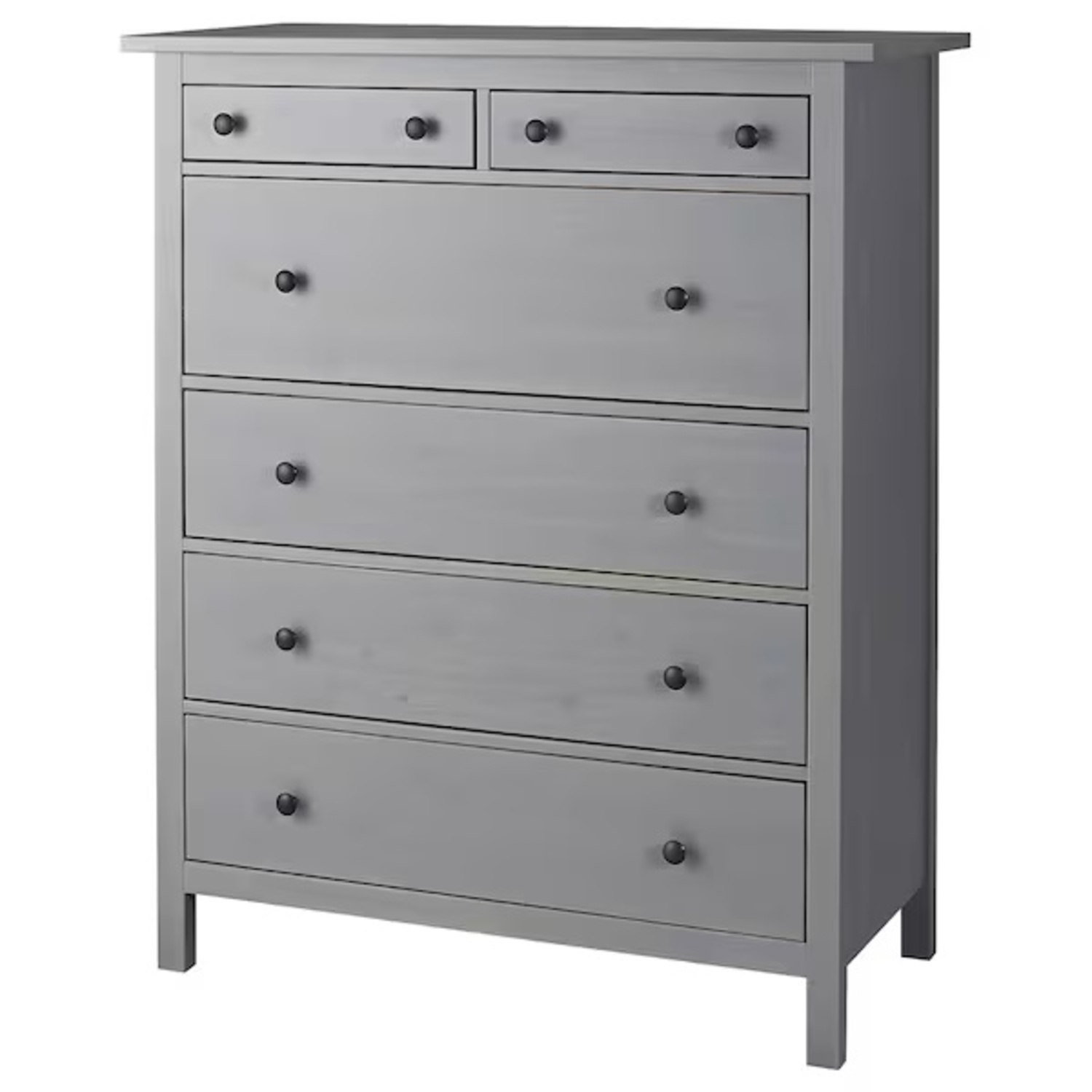 IKEA HEMNES 6-drawer Chest, Grey - image-8