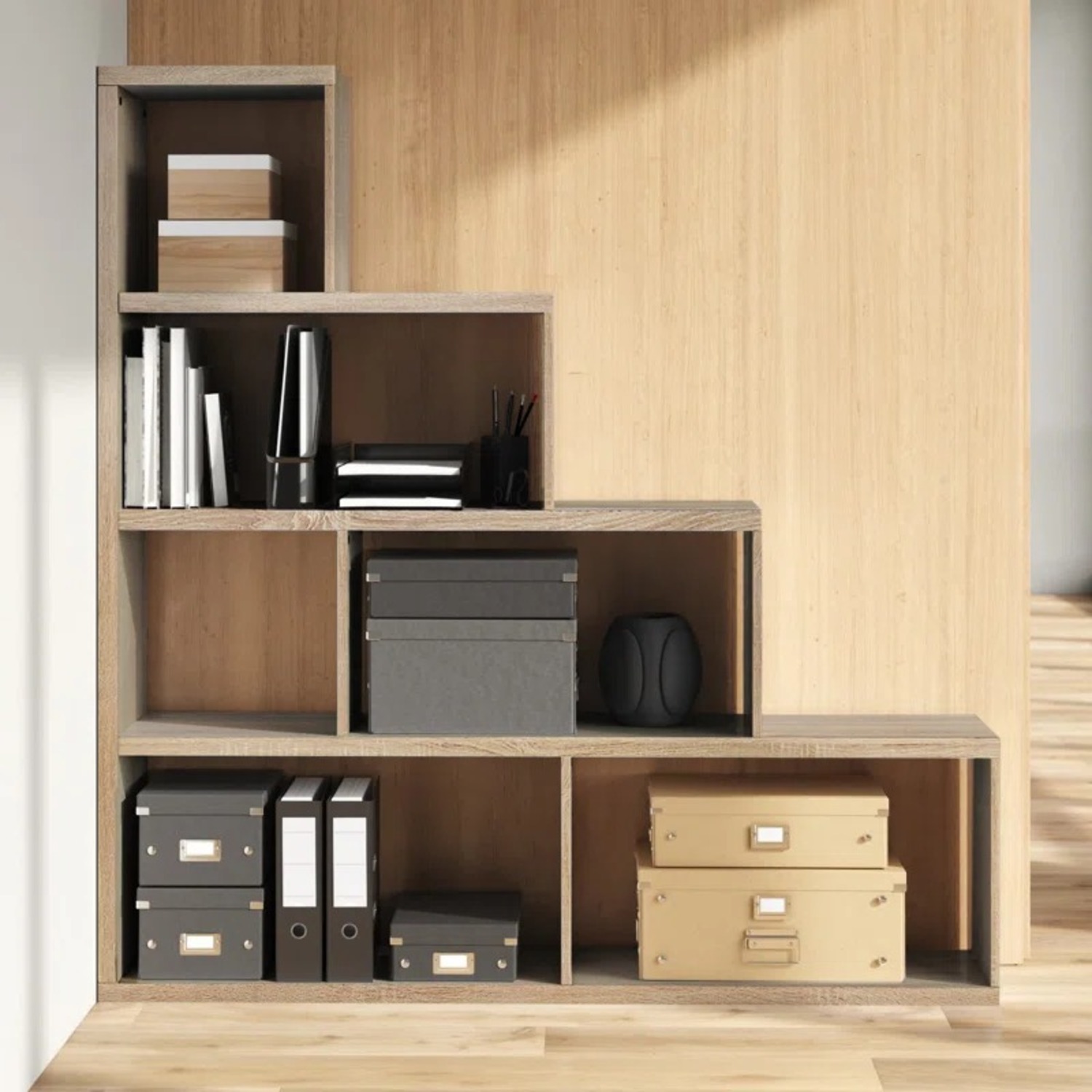 Wayfair Latitude Run Alinea Bookcase - image-5