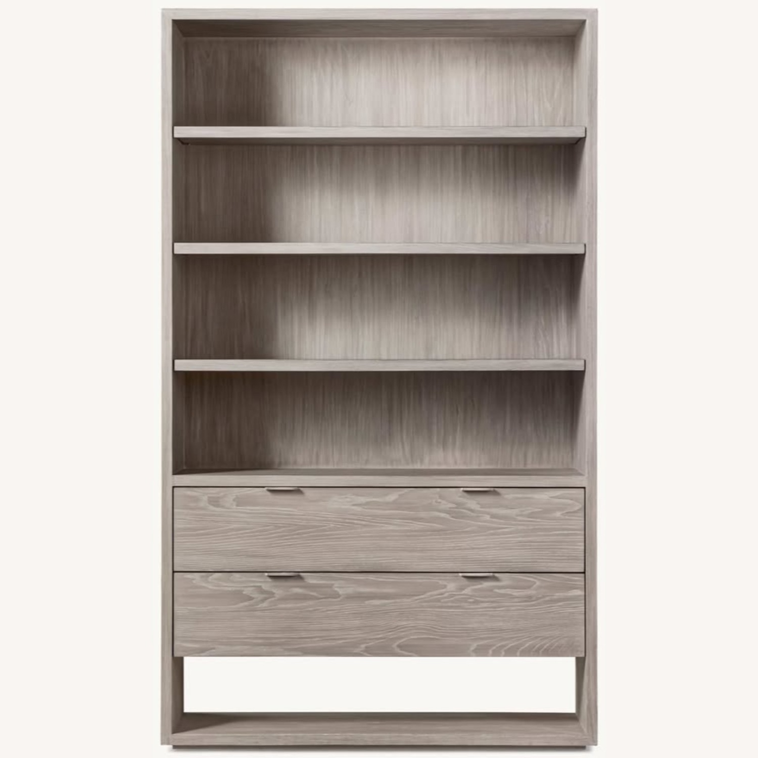Restoration Hardware Landry Bookcase in Silver Ash Wood - image-1