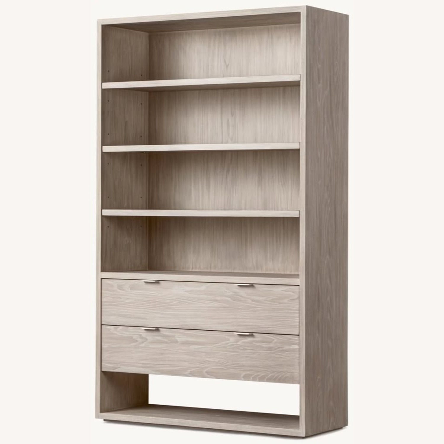 Restoration Hardware Landry Bookcase in Silver Ash Wood - image-0