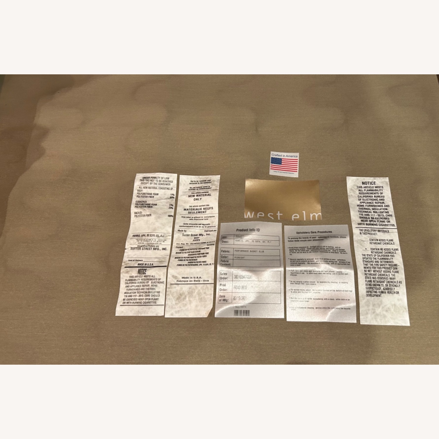 West Elm Harris Sofa (76 inch)  - image-3