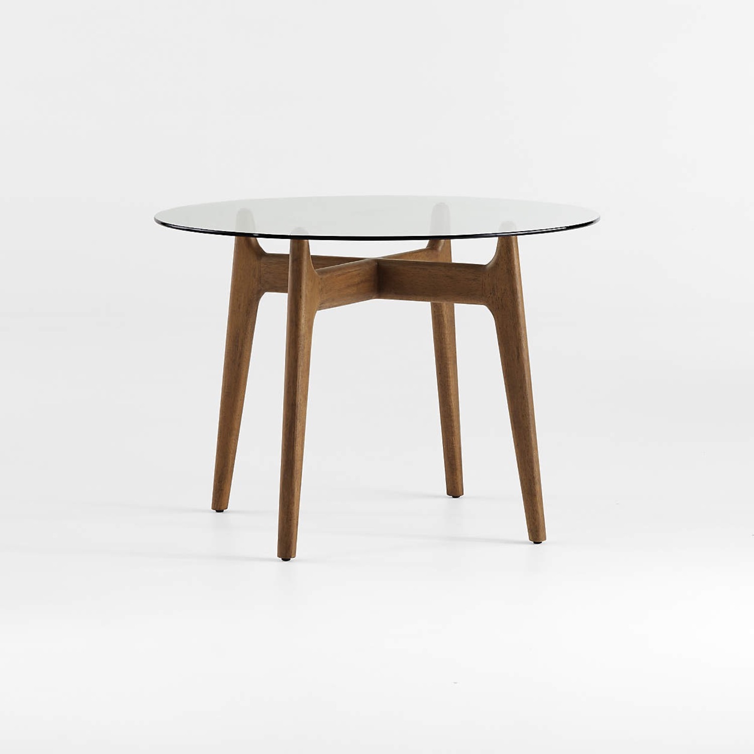 Crate & Barrel Tate Glass Table - image-7