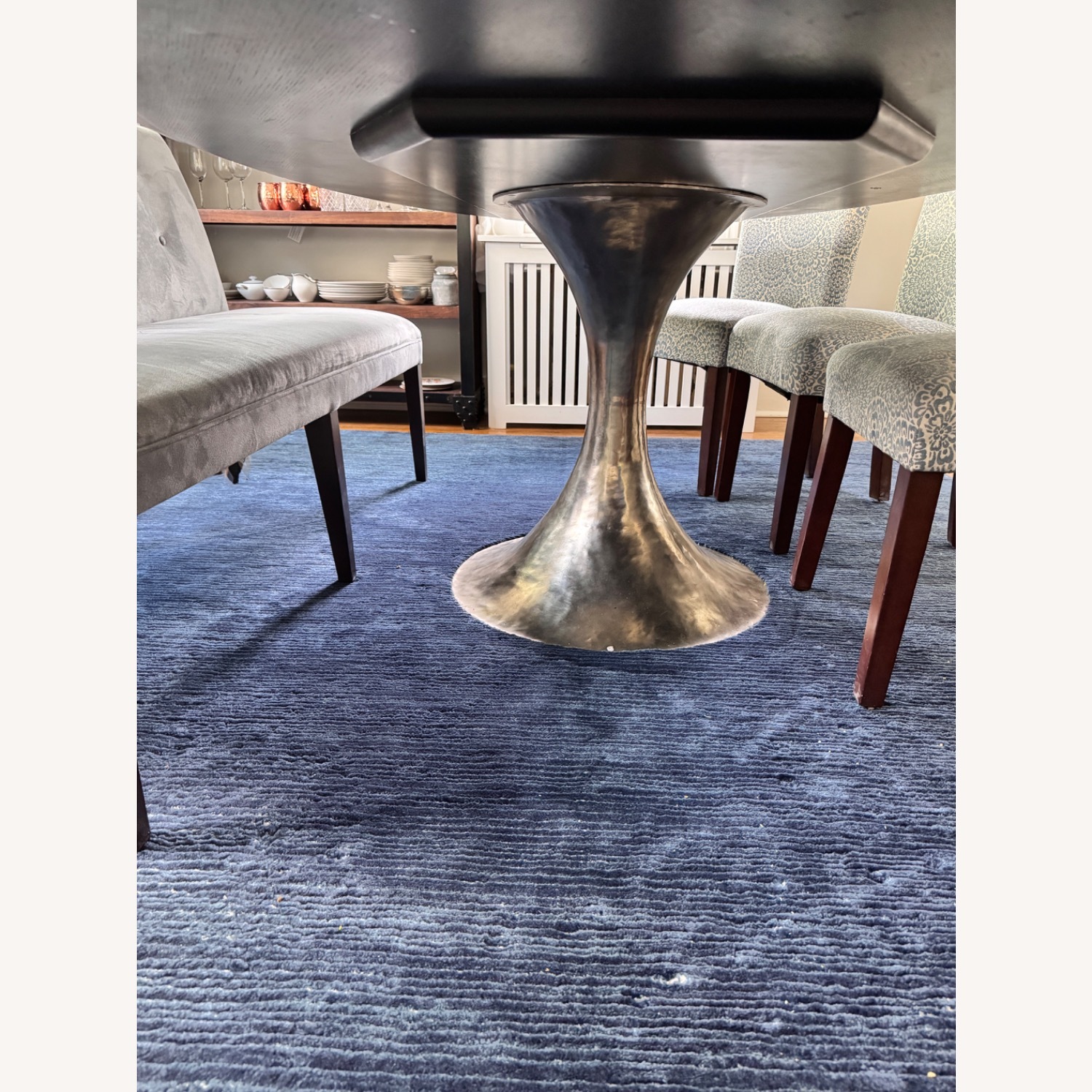 Taylor Made Custom 8' Oval Table Set + Bench 4 Chairs Extensions - image-4