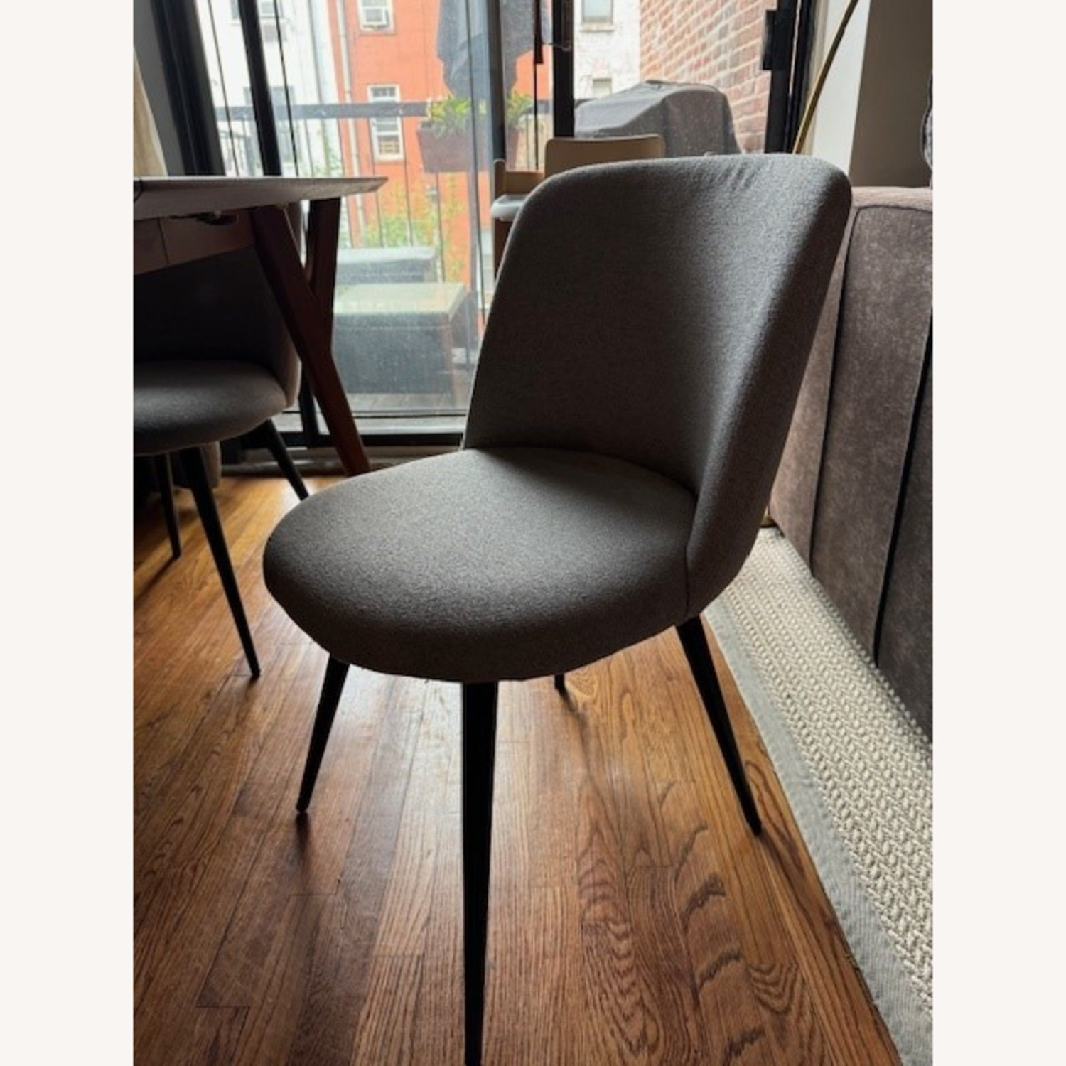 West Elm Mid Century Dining Chairs - Set of 4, Grey  - image-1