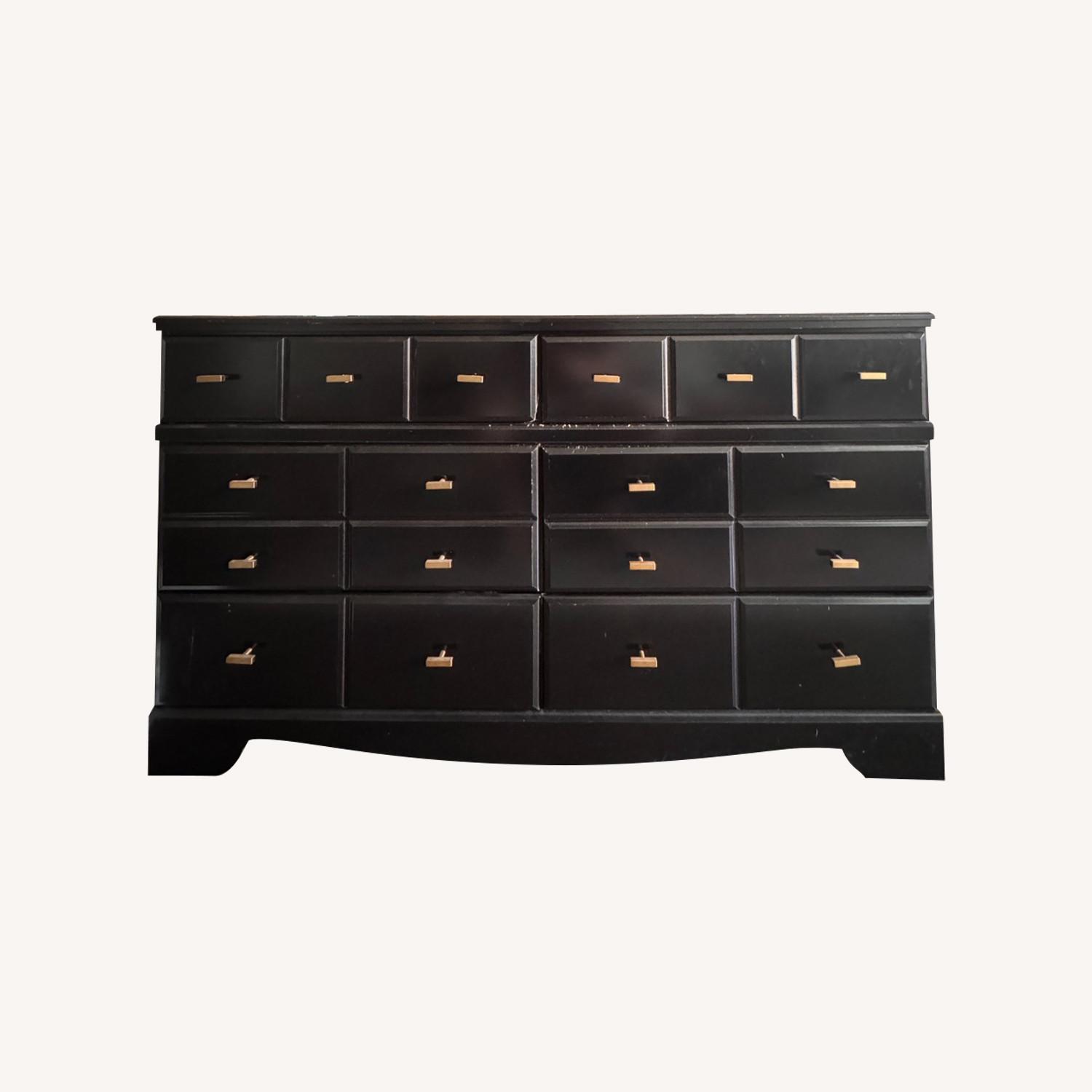 Solid Wood 6-Drawer Dresser - image-0