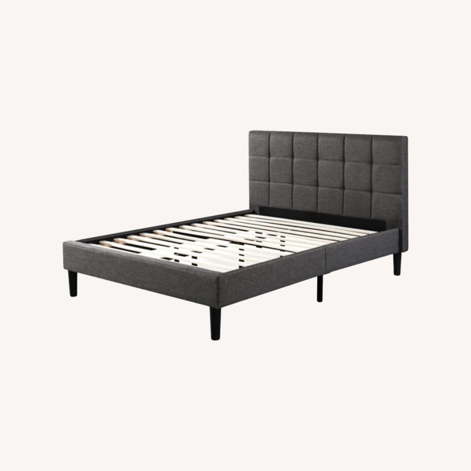 Blackstone by Zinus Grey Queen Bed Frame - image-0