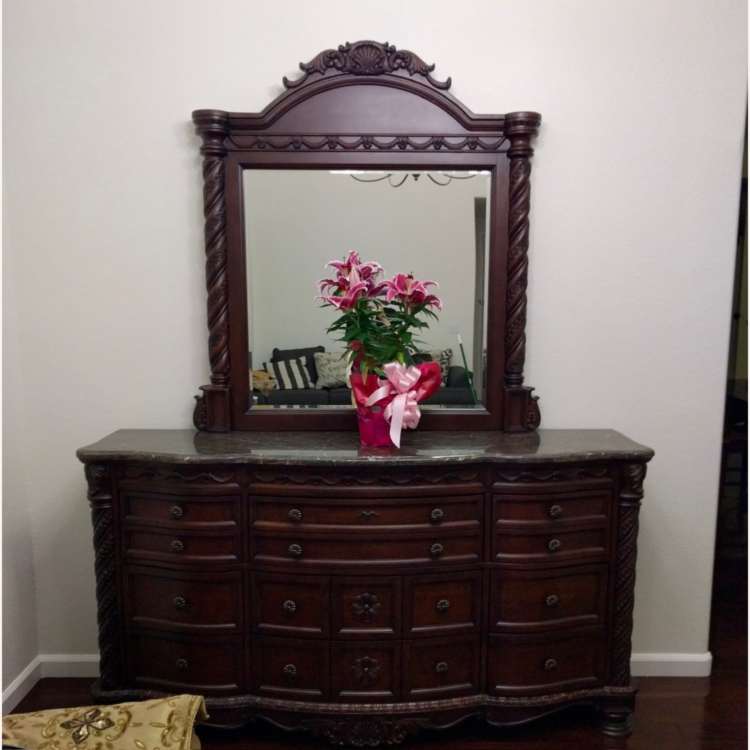 Ashley Furniture North Shore Dresser & Mirror - image-1