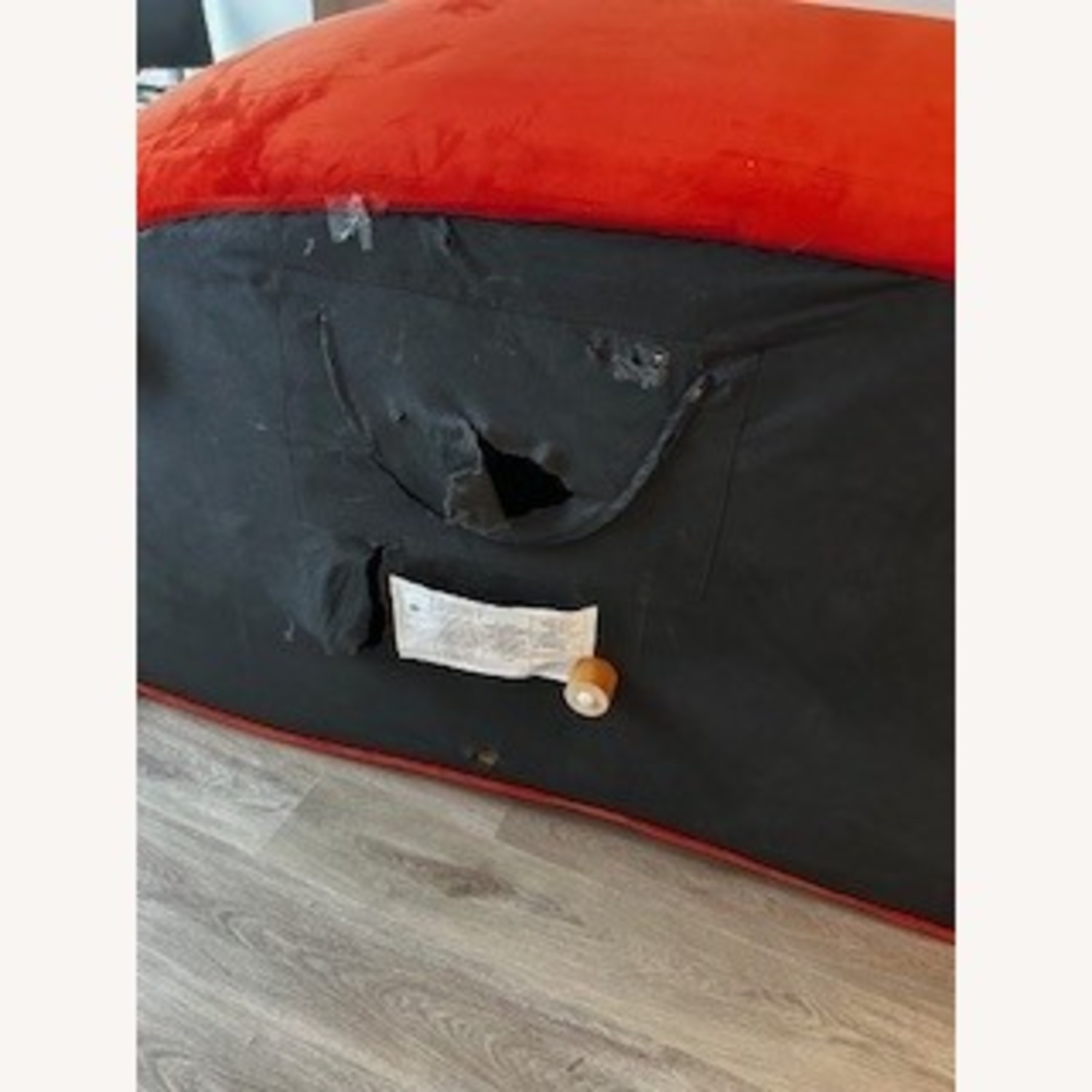 Sandra 95" Velvet Round Arm Curved Sofa - image-6