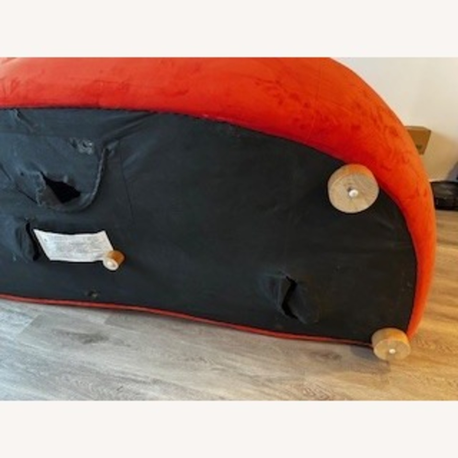 Sandra 95" Velvet Round Arm Curved Sofa - image-7