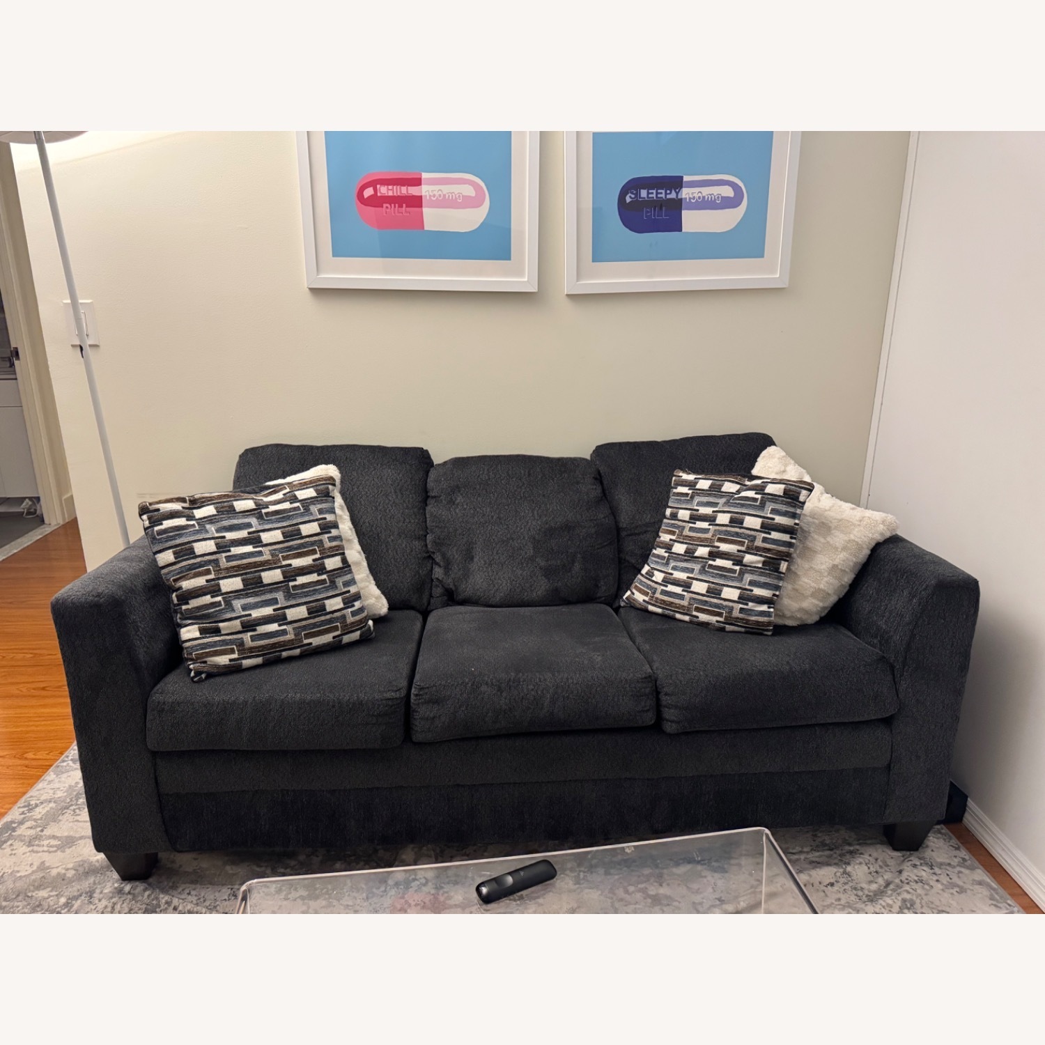 Bob's Stevie Charcoal 78" Sofa  - image-7