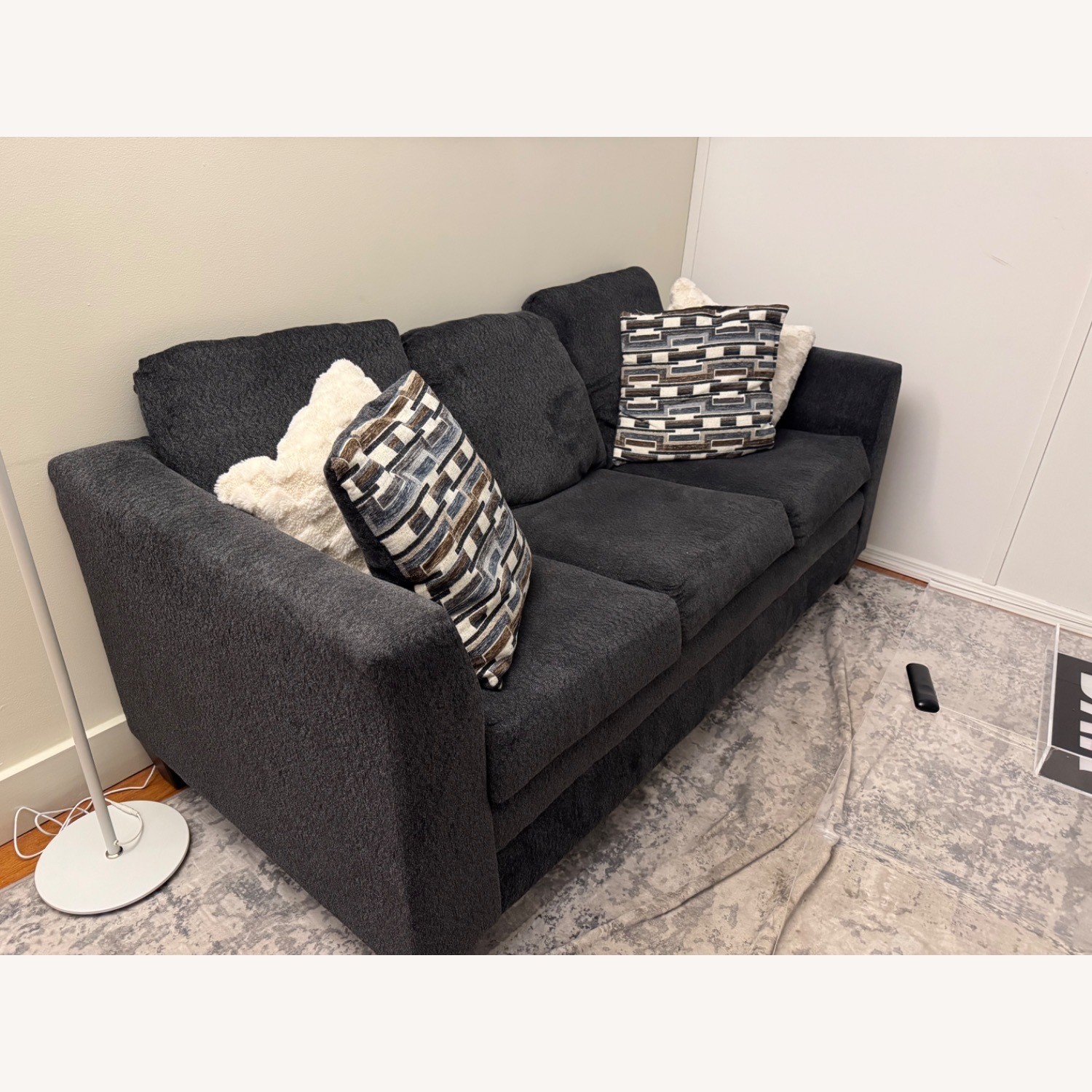 Bob's Stevie Charcoal 78" Sofa  - image-2