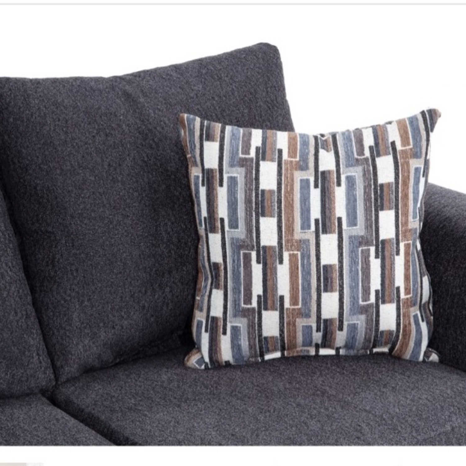 Bob's Stevie Charcoal 78" Sofa  - image-5