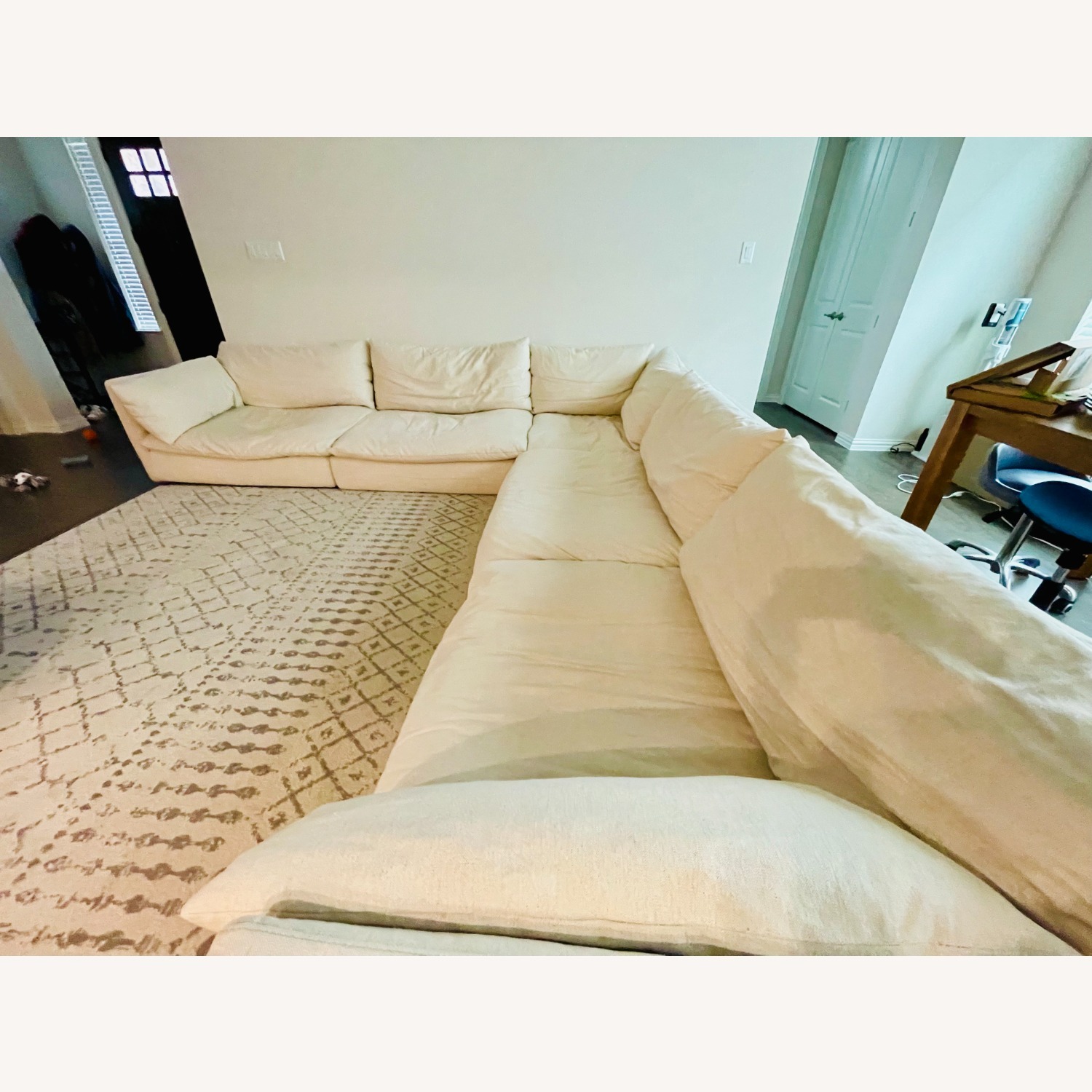 Crate & Barrel Unwind 5-Piece Sectional Sofa - image-4