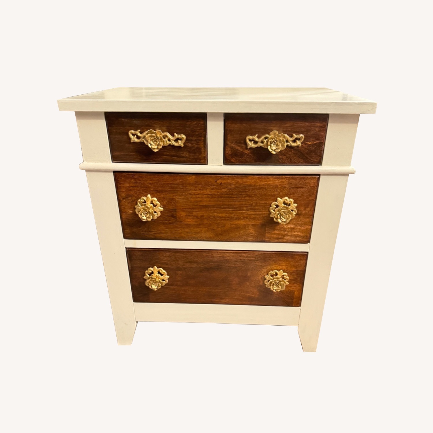 Hollywood Regency Night Table - image-0