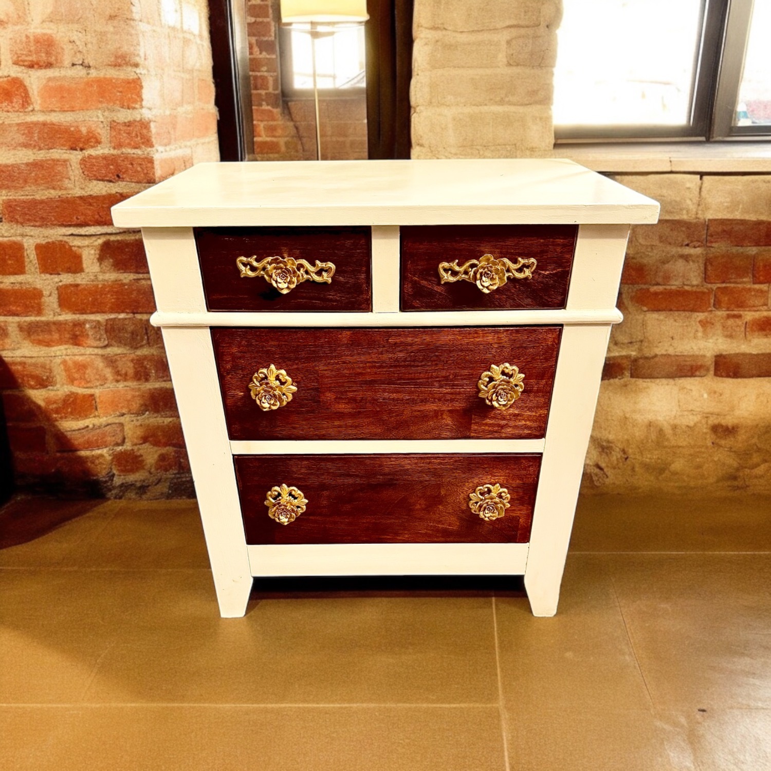 Hollywood Regency Night Table - image-1