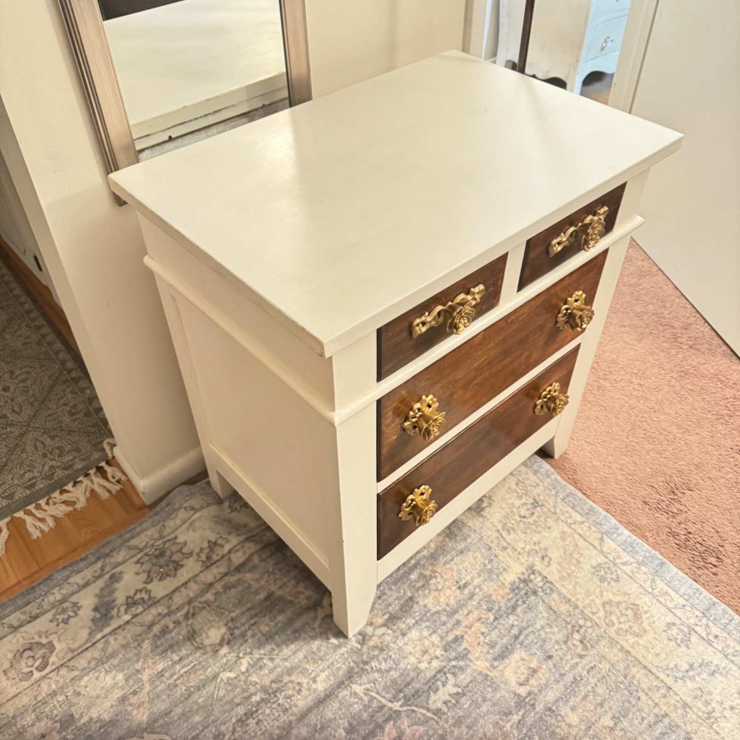 Hollywood Regency Night Table - image-3