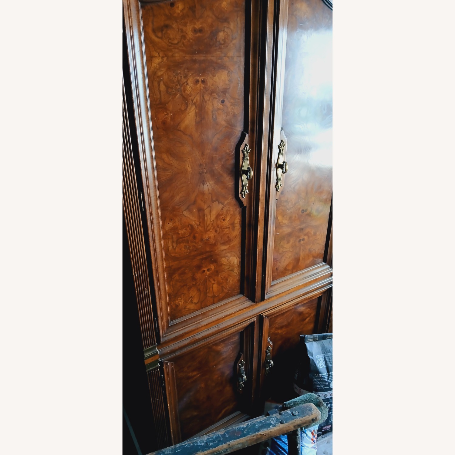 Detail Antique Wood Armoire - image-6
