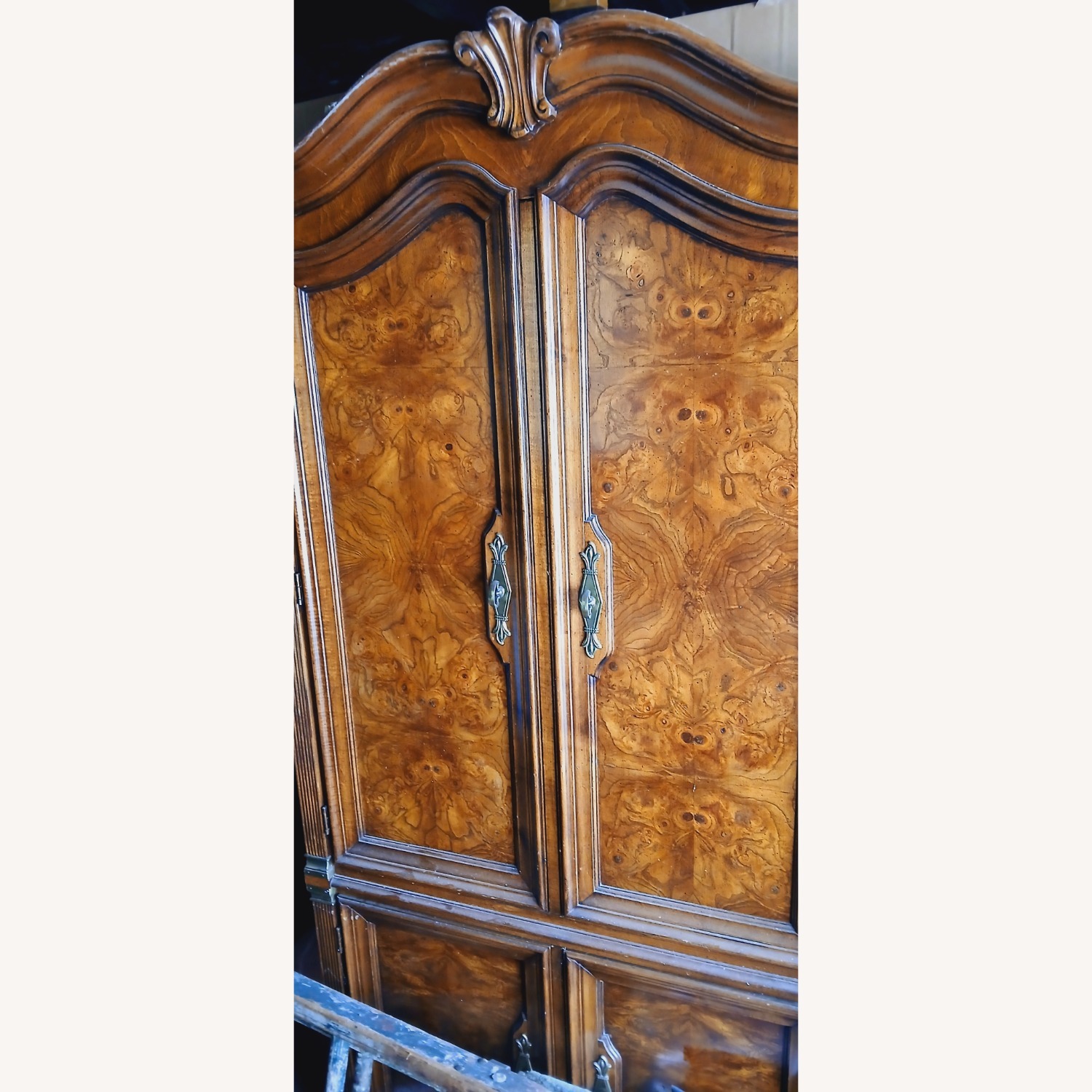 Detail Antique Wood Armoire - image-8