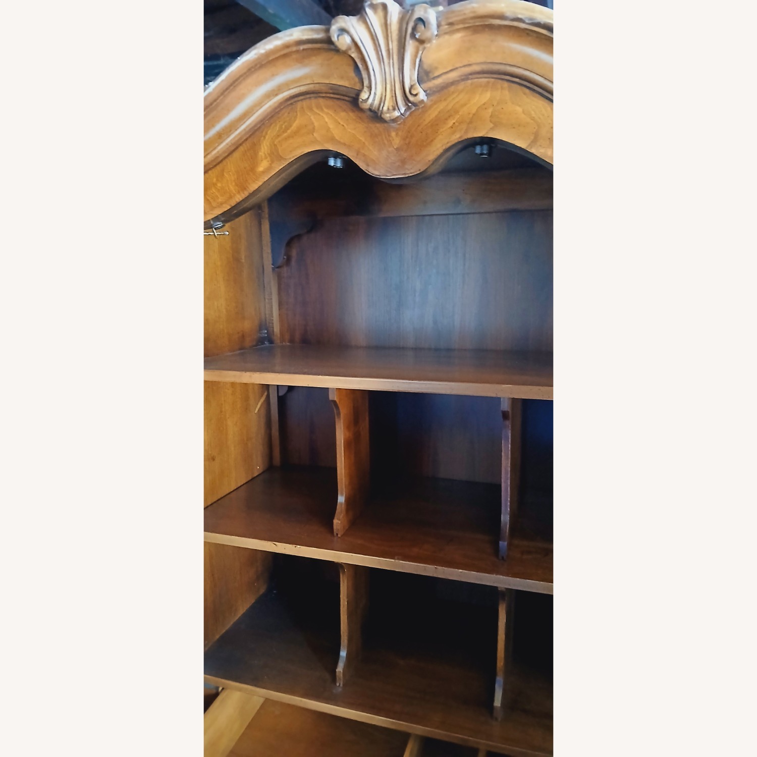 Detail Antique Wood Armoire - image-9