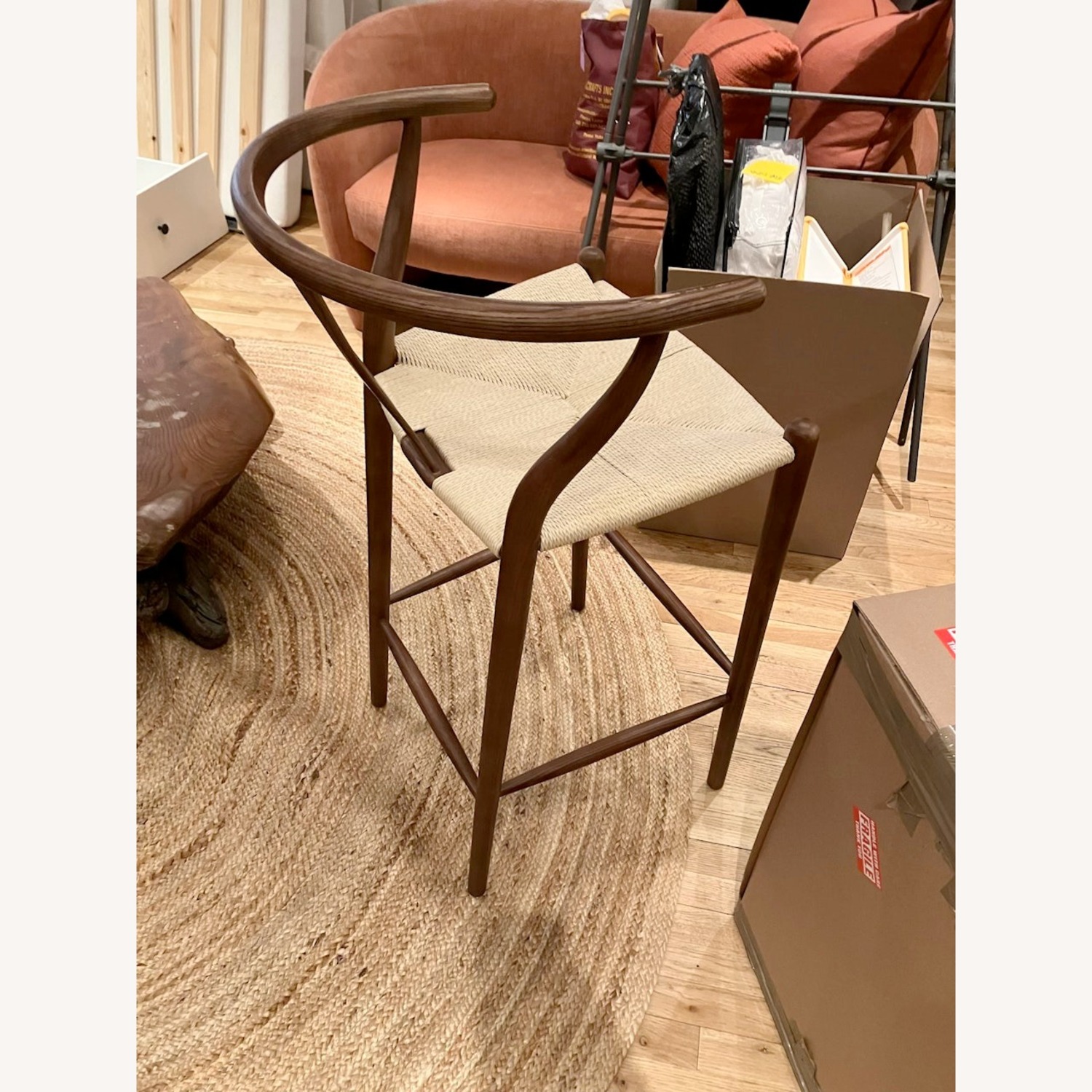 3x Rove Concepts Wishbone Barstools - image-1