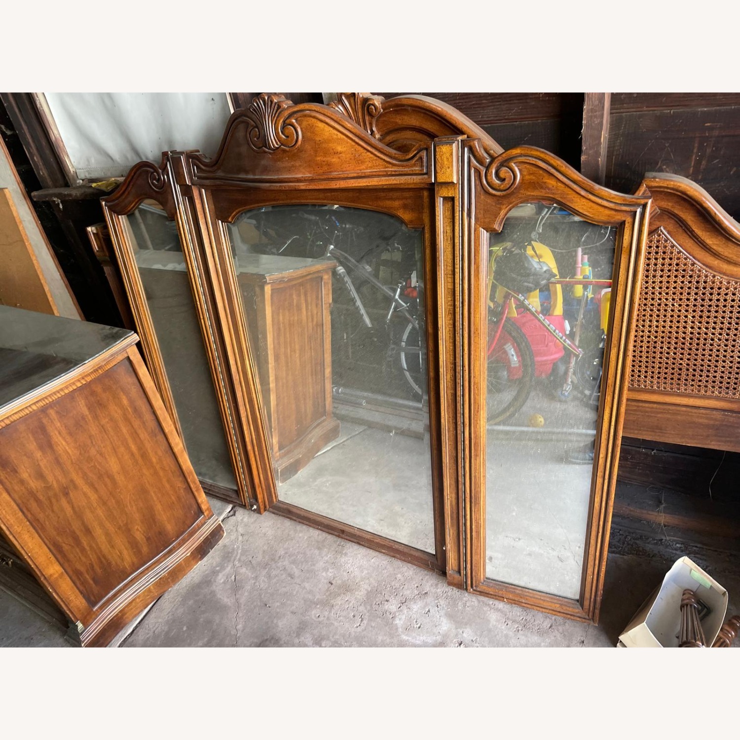 Wood Bevel Mirror - image-0