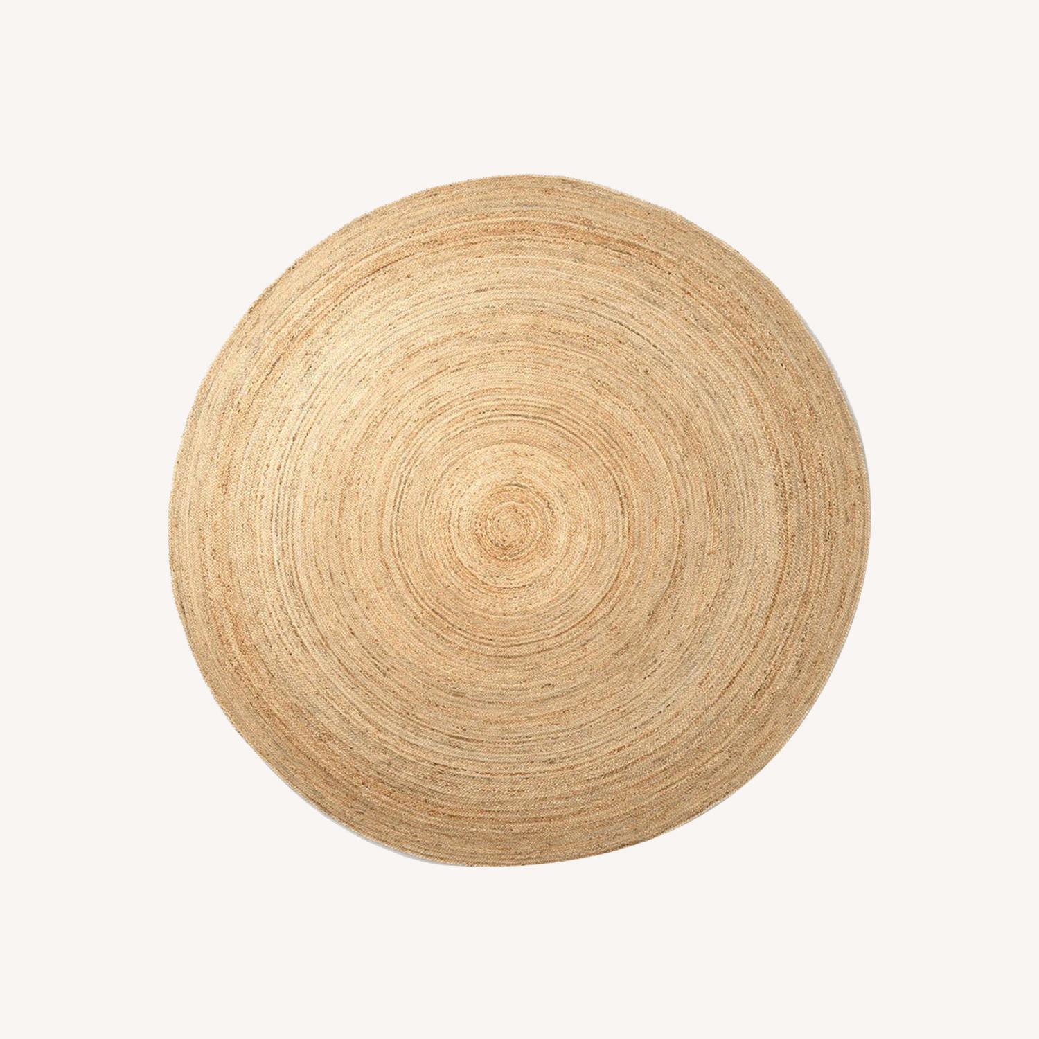 Eternal Round Jute Rug - image-0