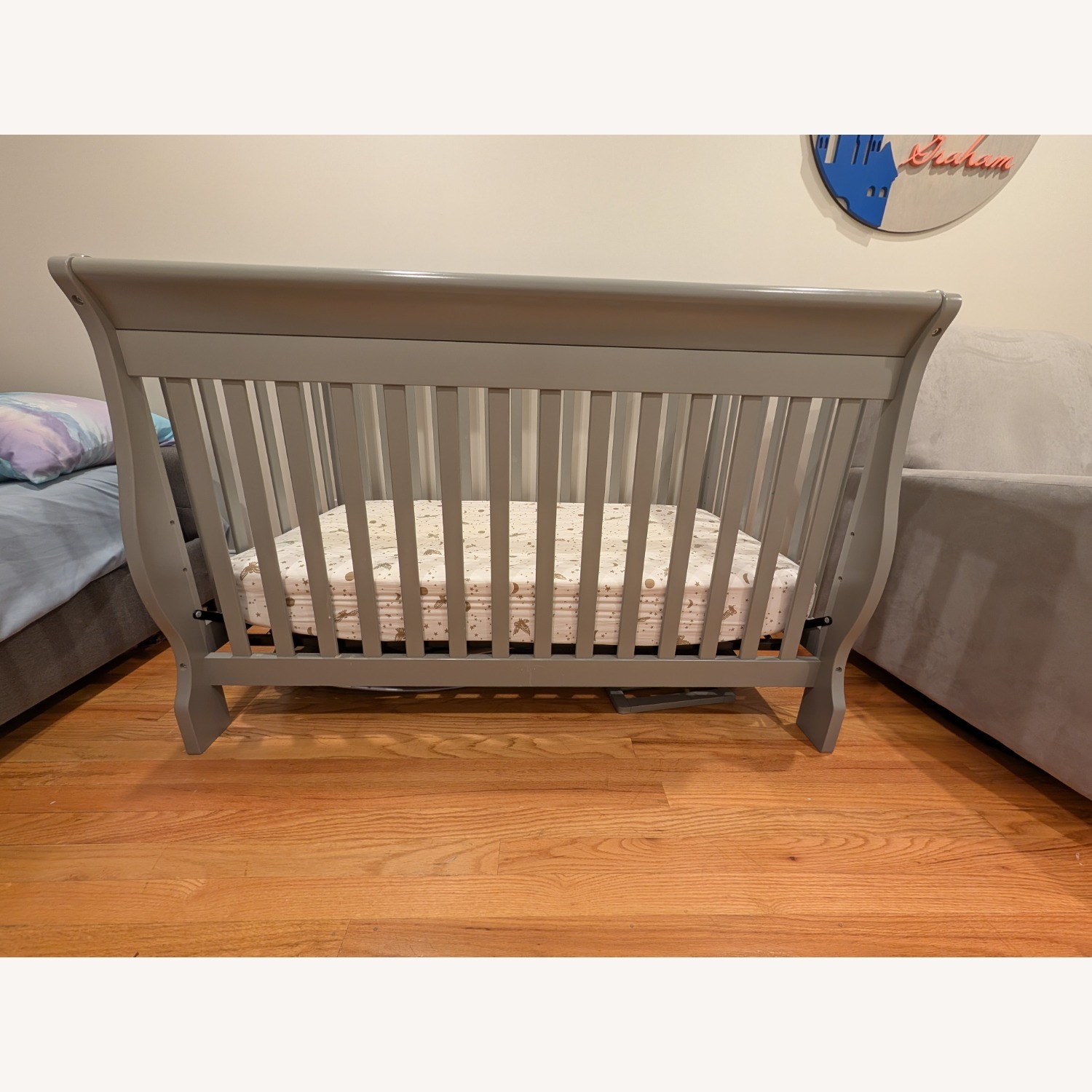 Delta Children Canton 4-in-1 Crib - Grey - image-7