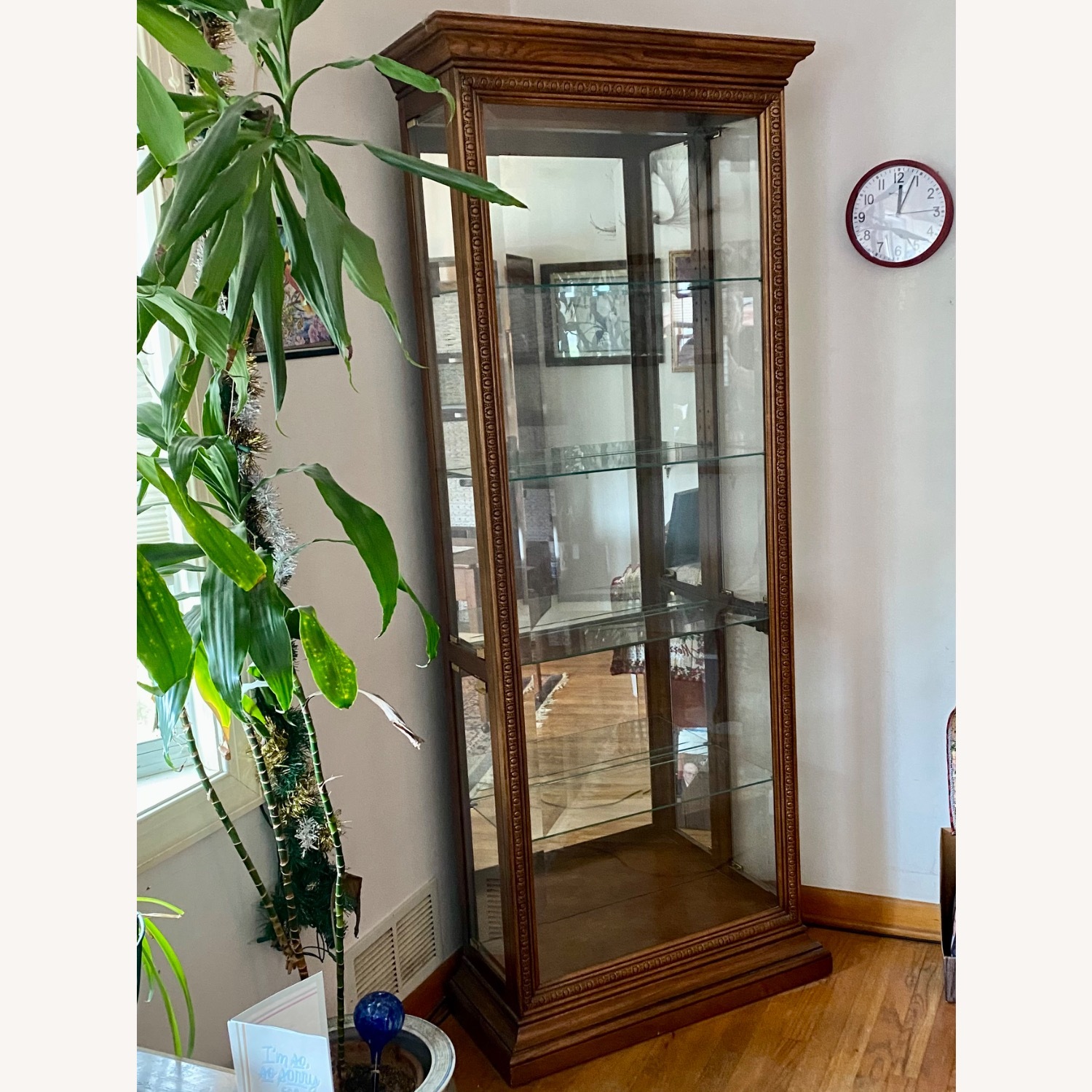 Howard Miller Wood and Glass Curio Cabinet - image-2